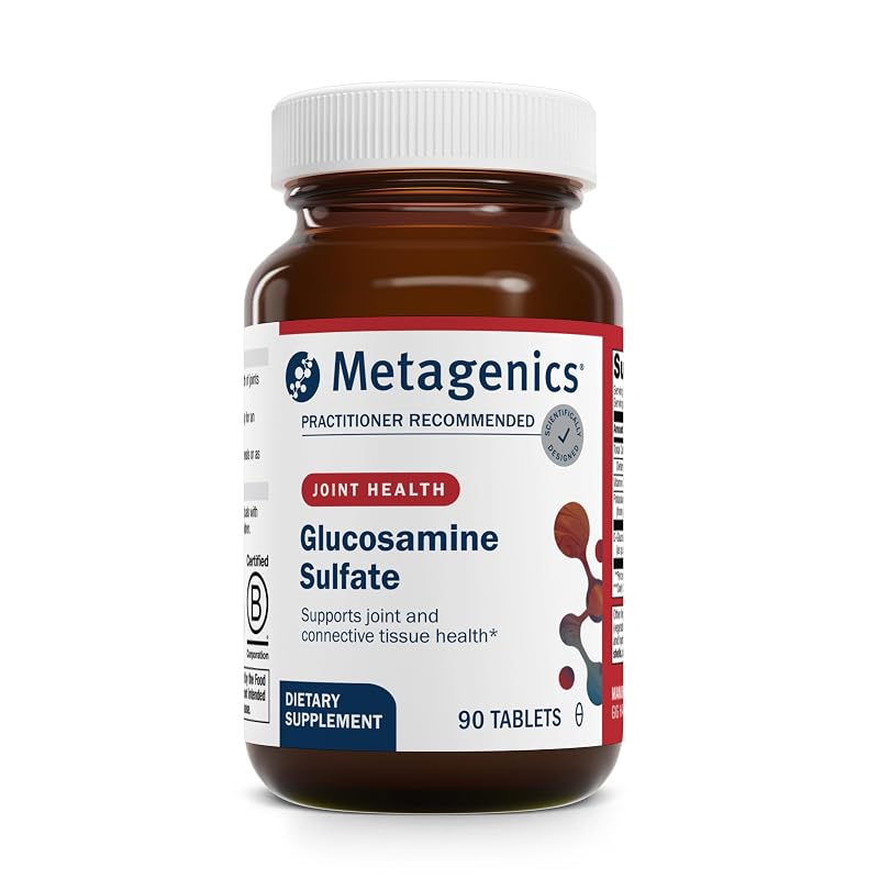 Metagenics Suplemento de Sulfato de D-Glicosamina 1.500 mg, 90 comprimidos