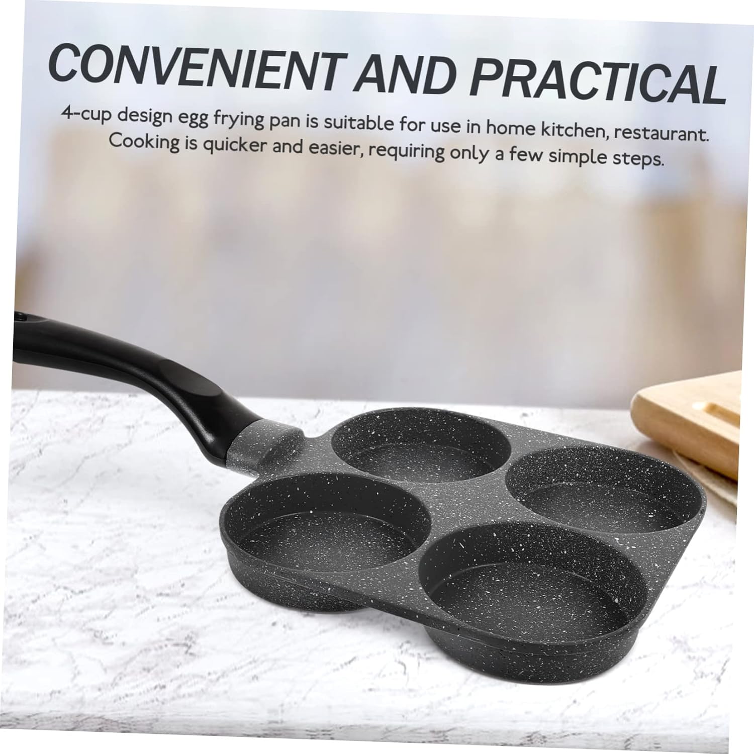 Nonstick Egg Frying Pan Single Omelet Cooking Pan for Breakfast Kitchen Frying Versatile Cooking for Eggs and More for Easy Cleanup