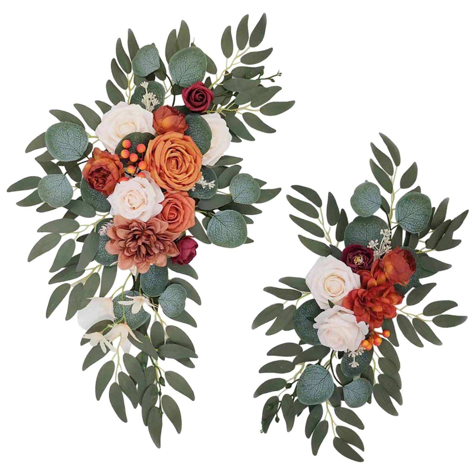2 de Boda, Flores, Girasoles, Decoración, Estilo Rústico, para Puerta Trasera, Fiesta, Opción 3D