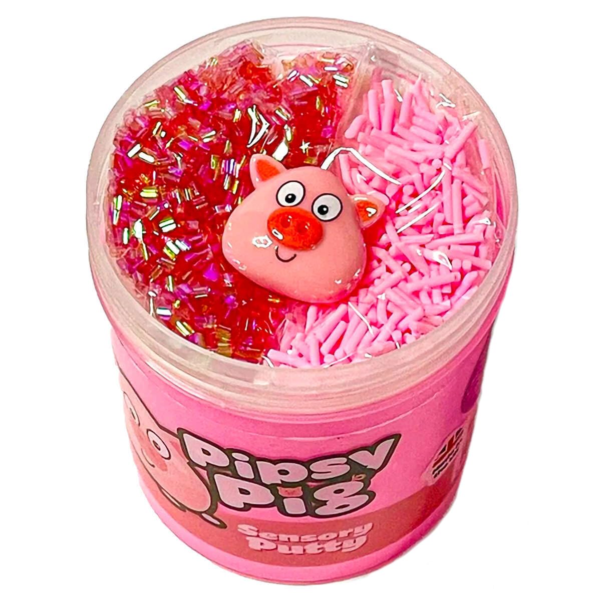 Putty Pals Collection Pipsy Pig Slime Party Sensory Putty Kids Creative Activity - Image 2