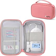 Travel Carrying Bag for Doppler Fetal Heart Monitor, Storage bag for Doppler Monitor, Portable Organizer Case Fits Doppler Heartbeat Monitor, Bag Only