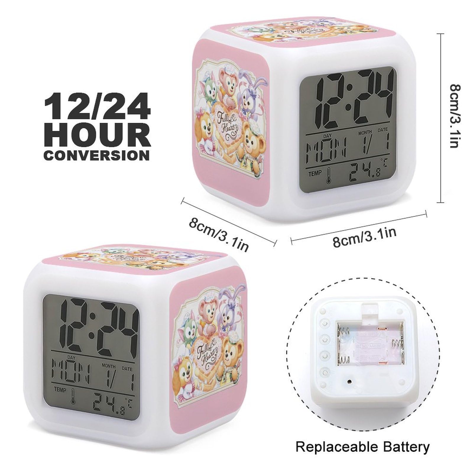 ダッフィー 目覚まし時計 Amazon.co.jp: ダッフィー目覚まし時計 光目覚まし時計 人気 大