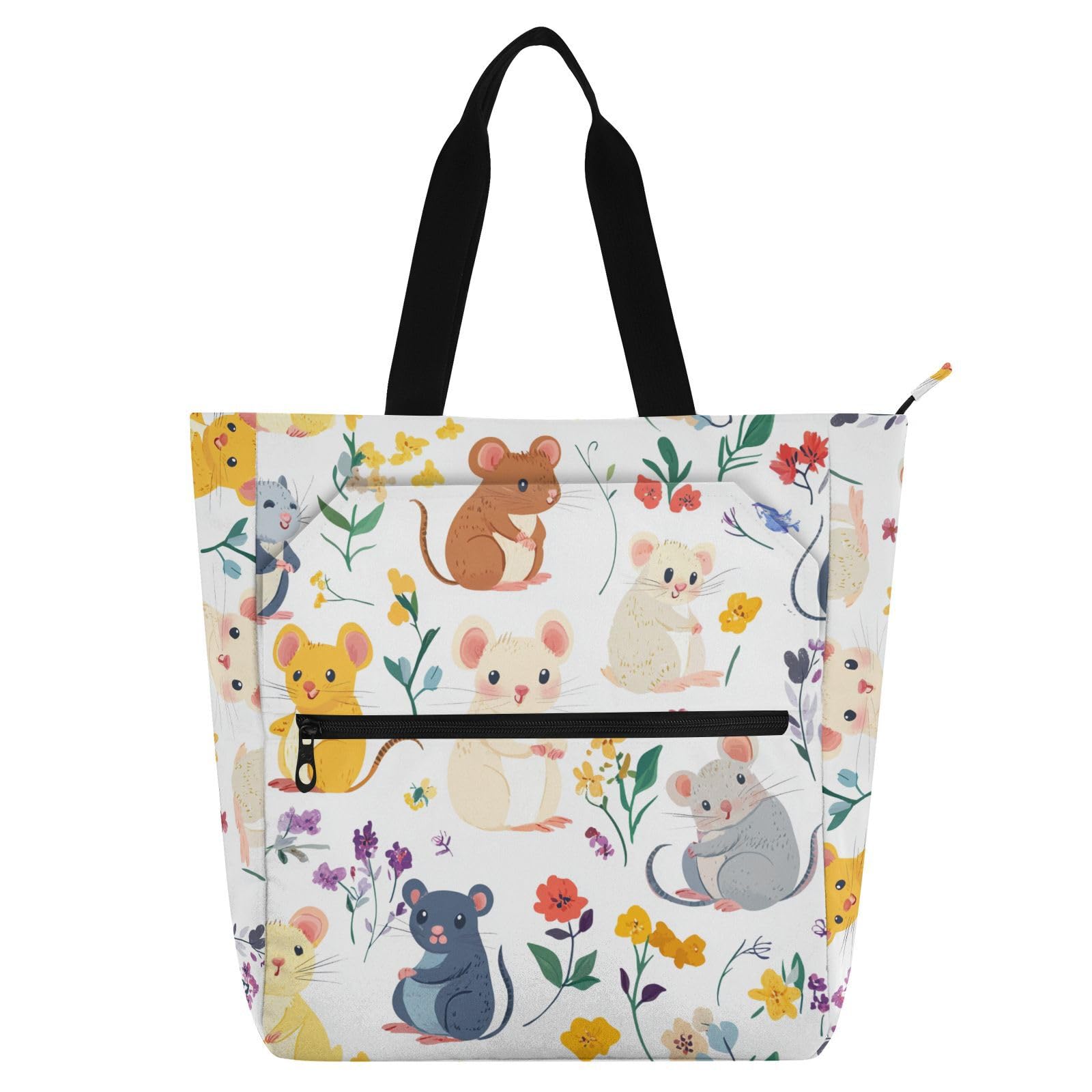 Bolsa para libros de ratones lindos para llenar de alegría tus clases 8