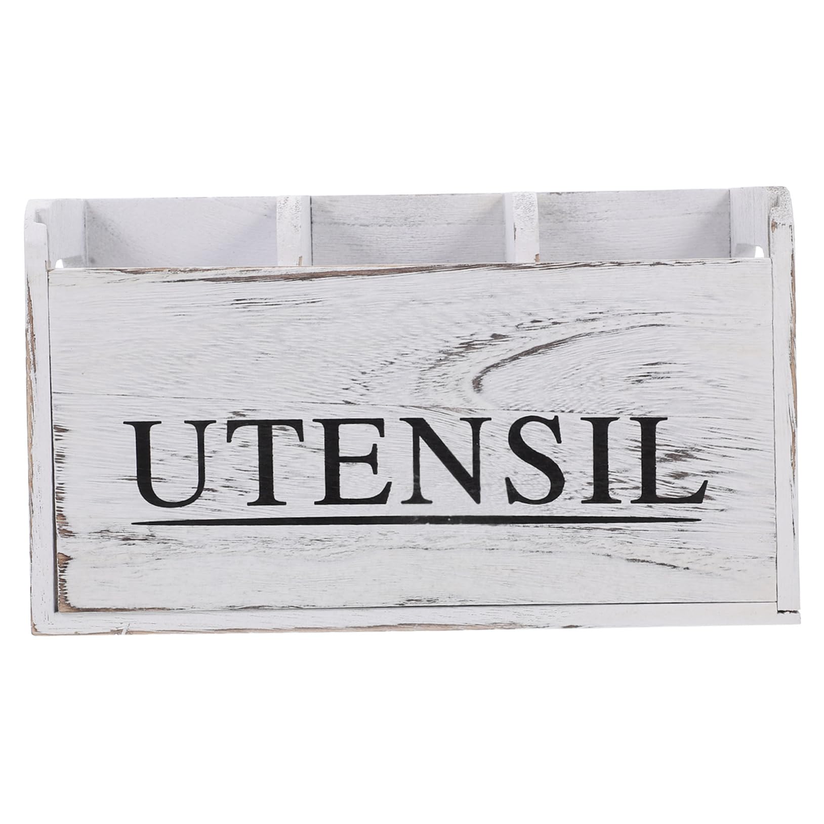 IMIKEYA Portautensili Legno Multifunzionale Con Scomparti Organizer Per Utensili Da Cucina e Decorazioni Per Casa Soluzione Pratica Per Scrivania e Cucina Facile Da Pulire e Assemblare
