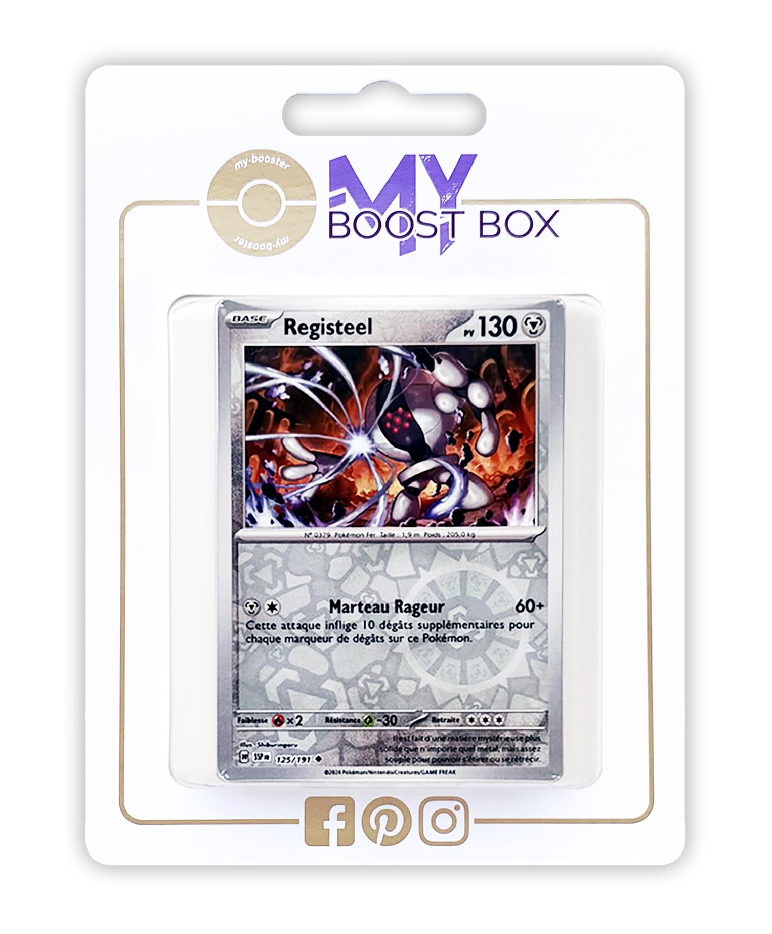 my-boosterPokémon Company SV08-FR24-MB-125, Multi-Colour