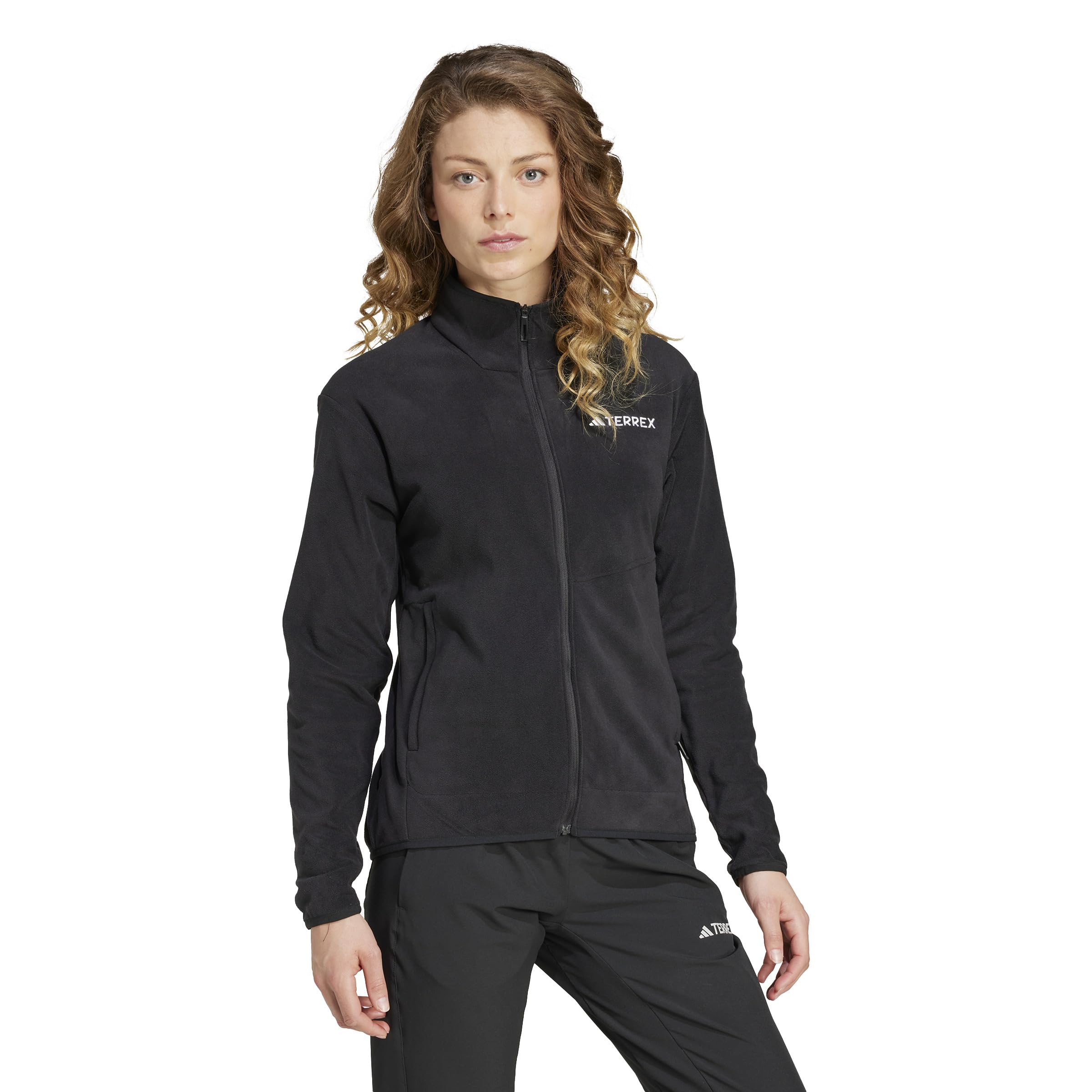 adidas Kobiety Terrex Multi Full Zip Fleece Jacket, Black, XXL