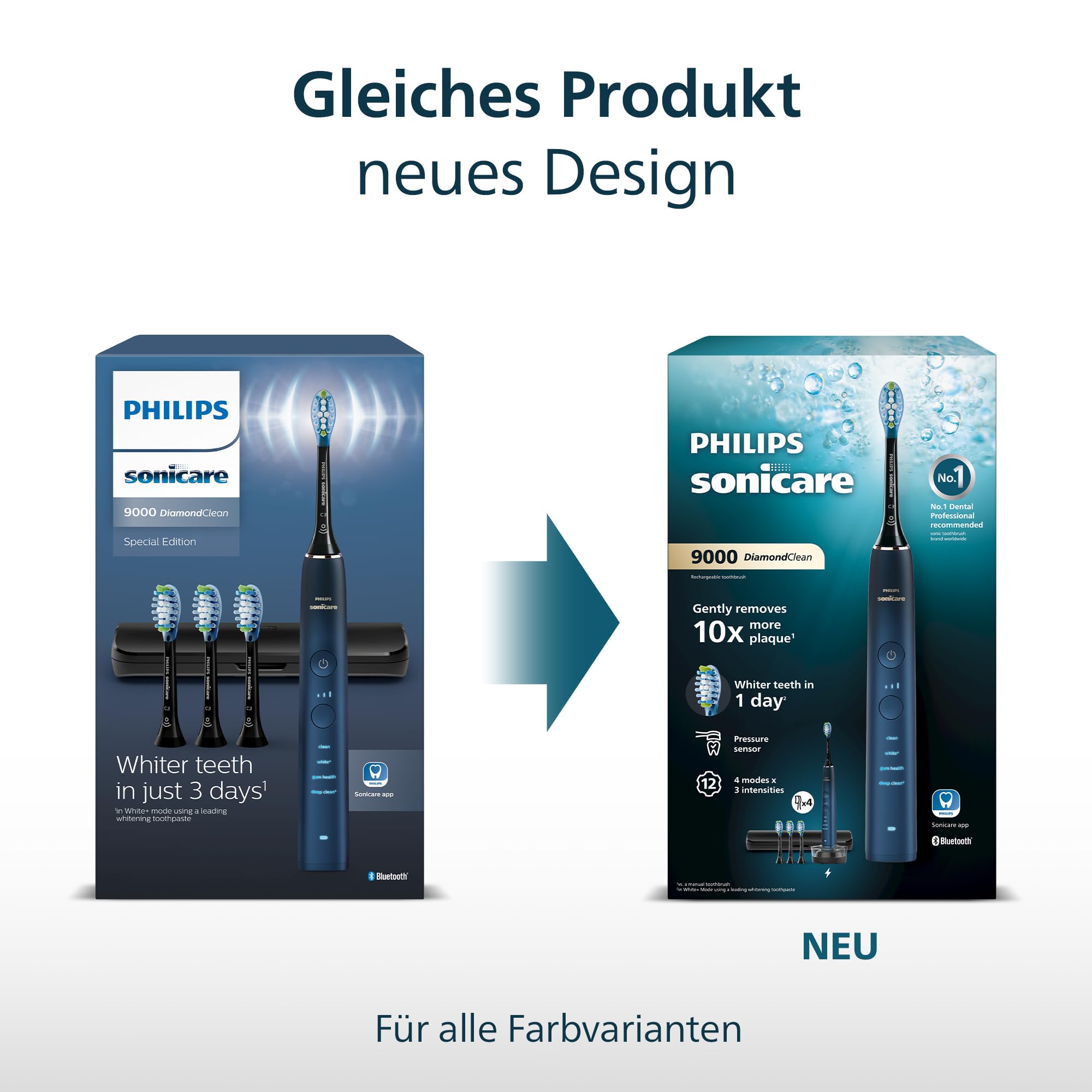 Philips Sonicare DiamondClean 9000 mit 4 Bürstenköpfen Ansicht 6