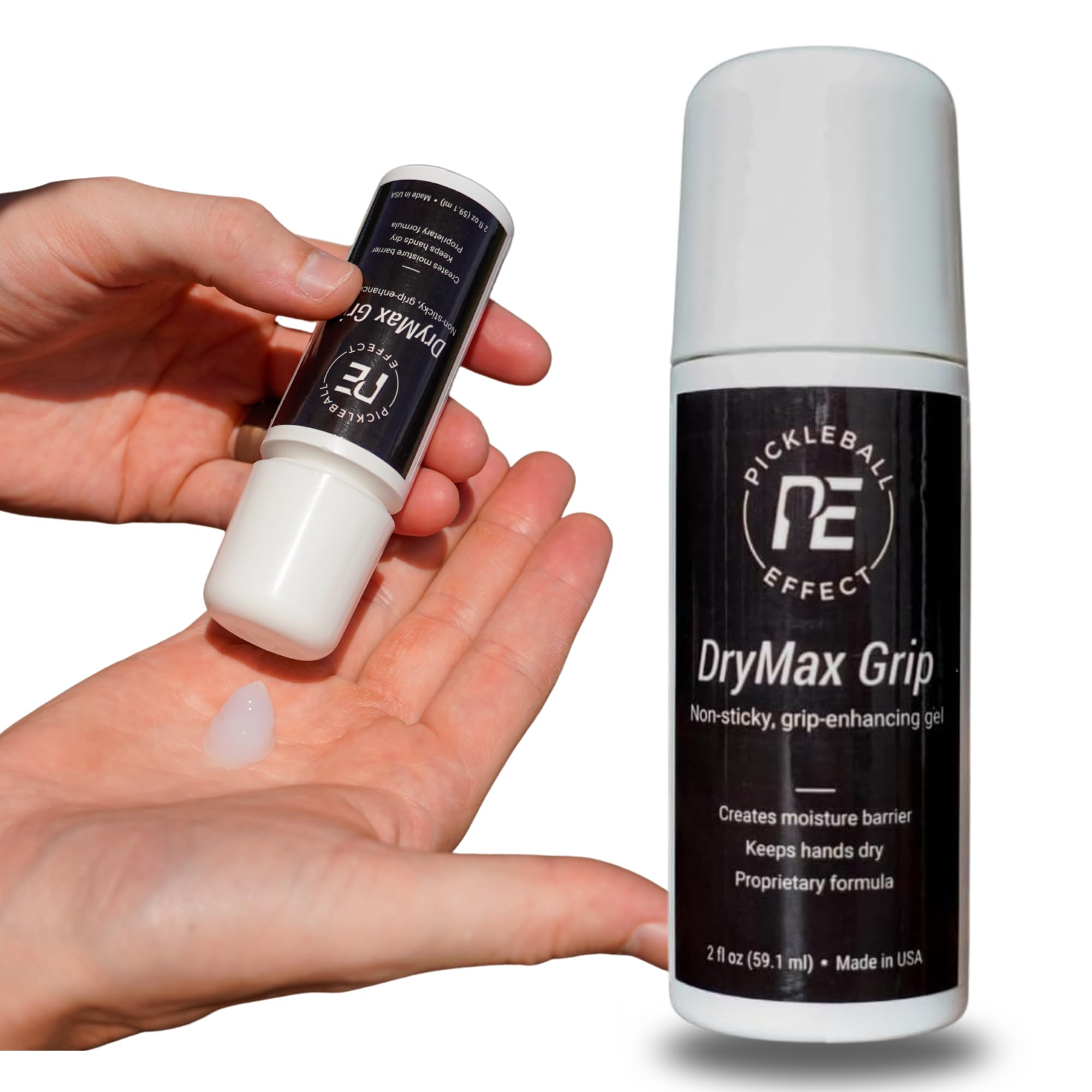 Pickleball Effect Liquid Chalk Grip Enhancer - Hand Grip Gel for Sweaty Hands | Pro Grip Boost Gel for Pickleball, Golf, Tennis, Climbing, Gymnastics