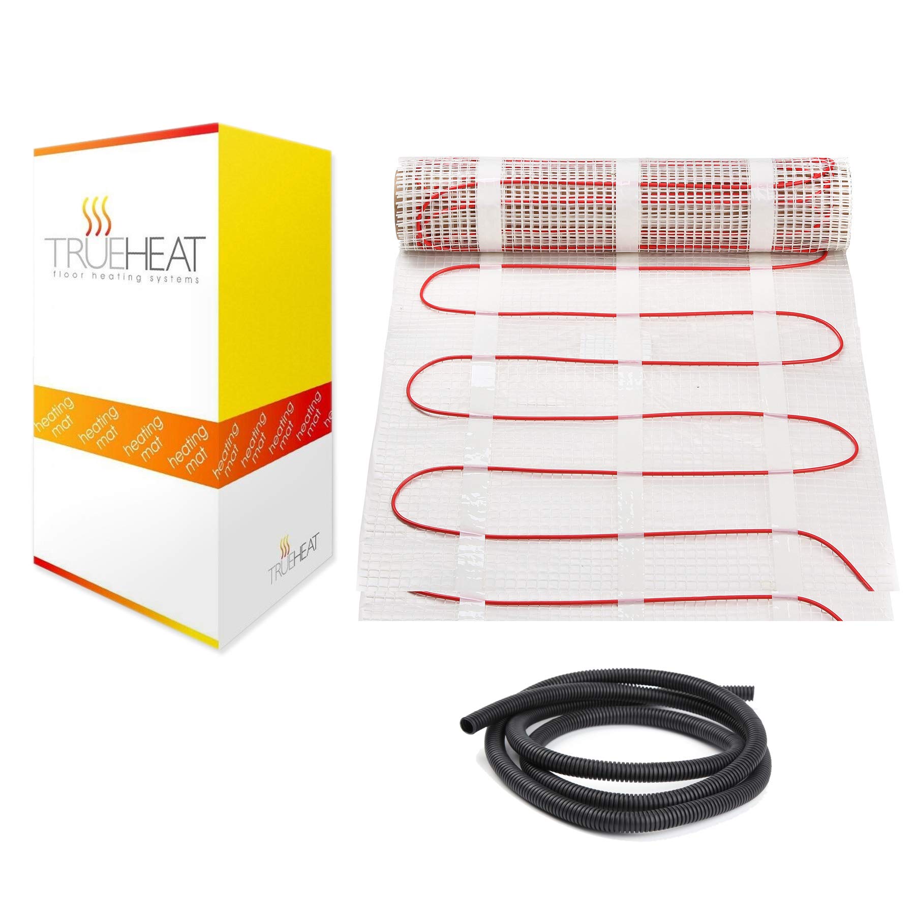 Trueheat No Stat Electric Underfloor Heating Mat Kit For Tile Or Stone Floors 200W/M2-1M2 (4M2, None)