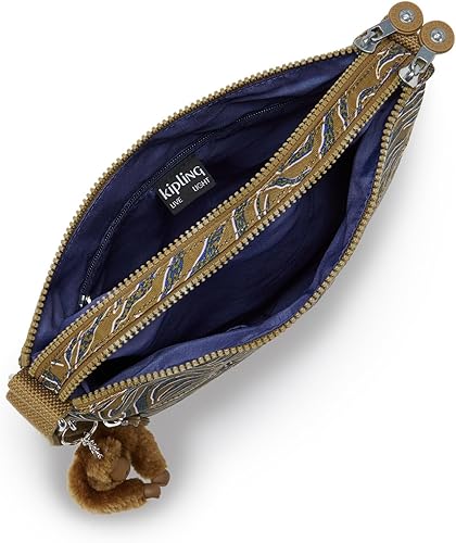 Vista 22 de Kipling Alvar - Bolso cruzado con estampado mediano índigo (Indigo/Bloom)