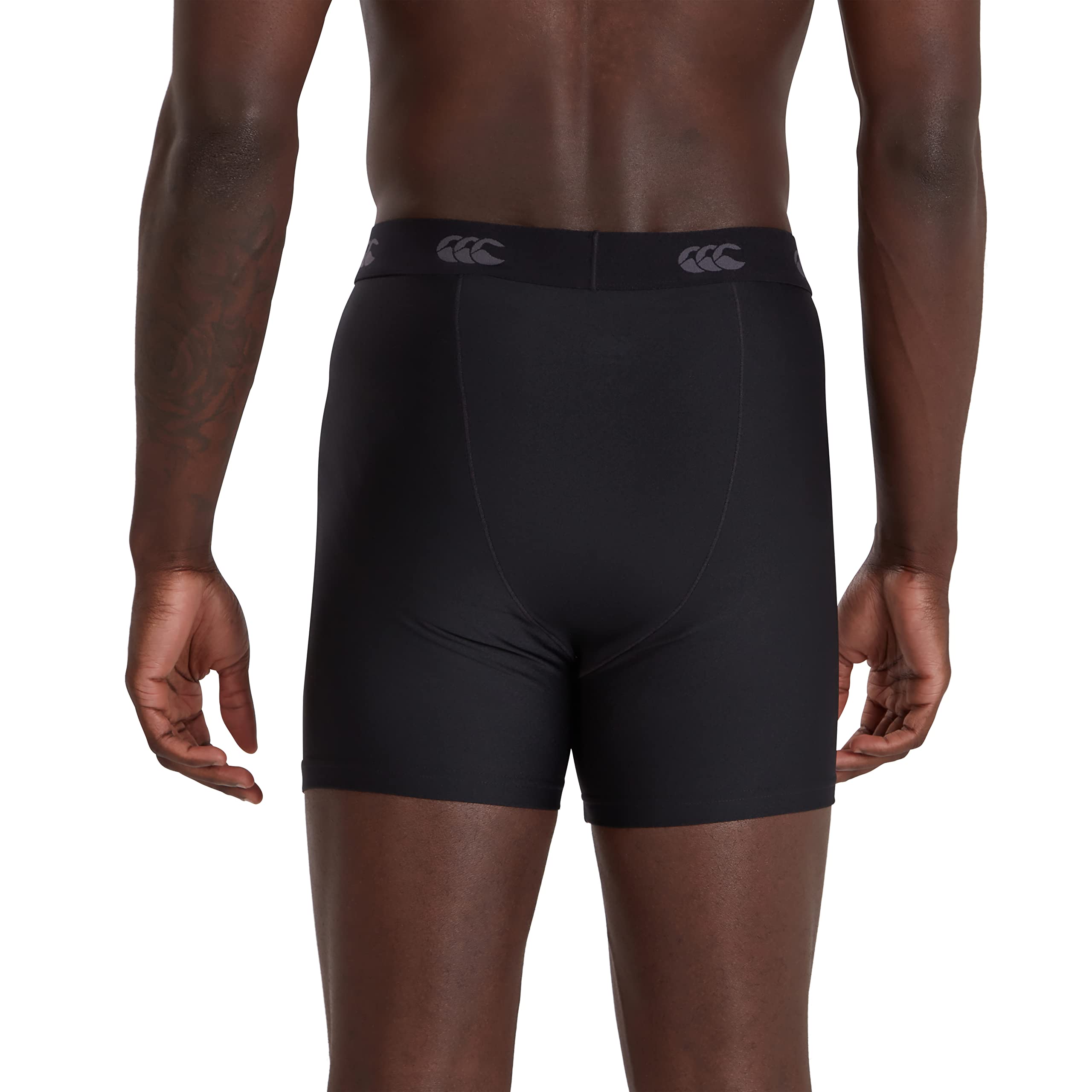 Canterbury Pantaloncini da Uomo Thermoreg da 15,2 cm, a Compressione, antibatterici, in Materiale antiodore e Anti-umidità