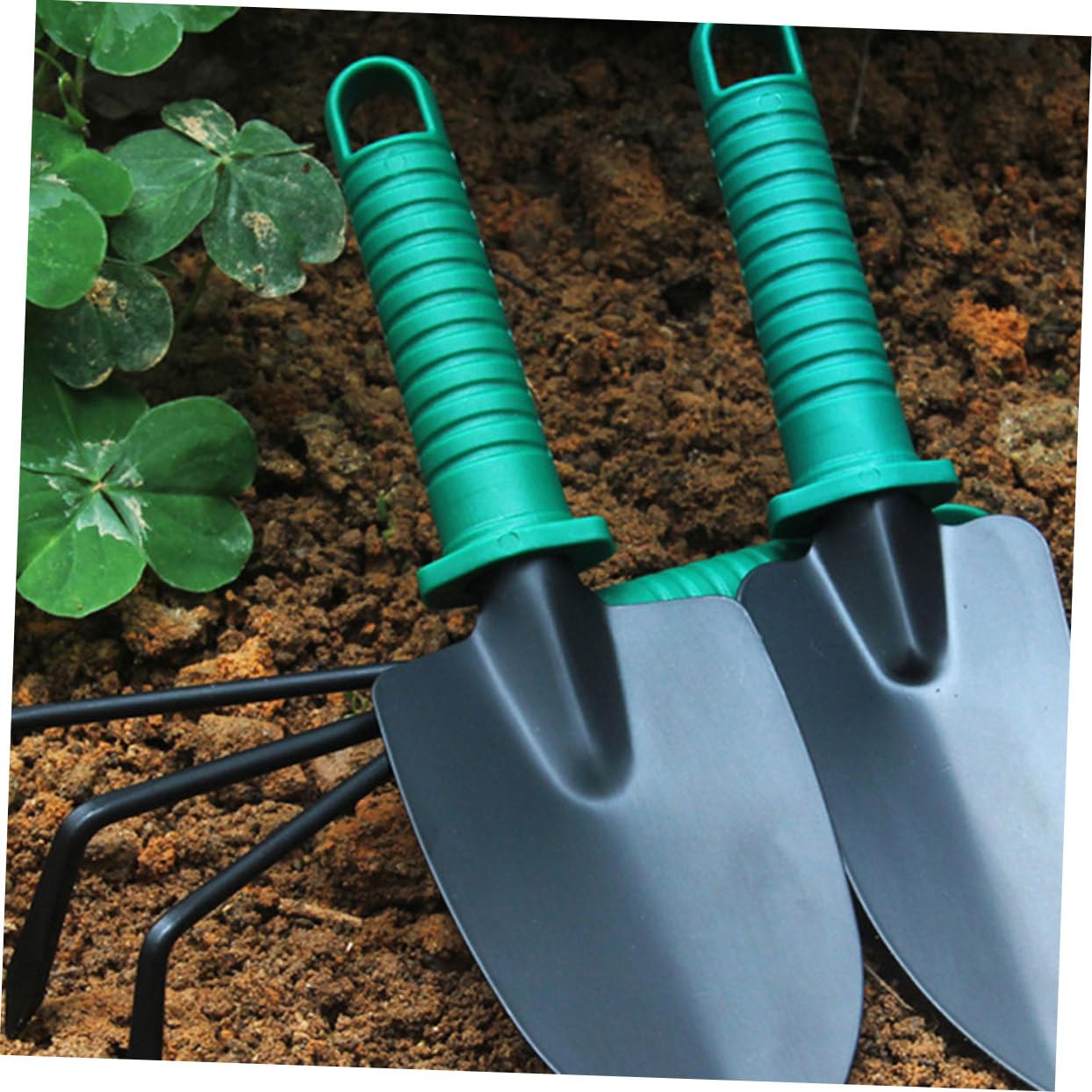 ifundom Set Attrezzi da Giardino in Metallo Inossidabile Contenitore per Piantare e Annaffiare Fiori All'aperto
