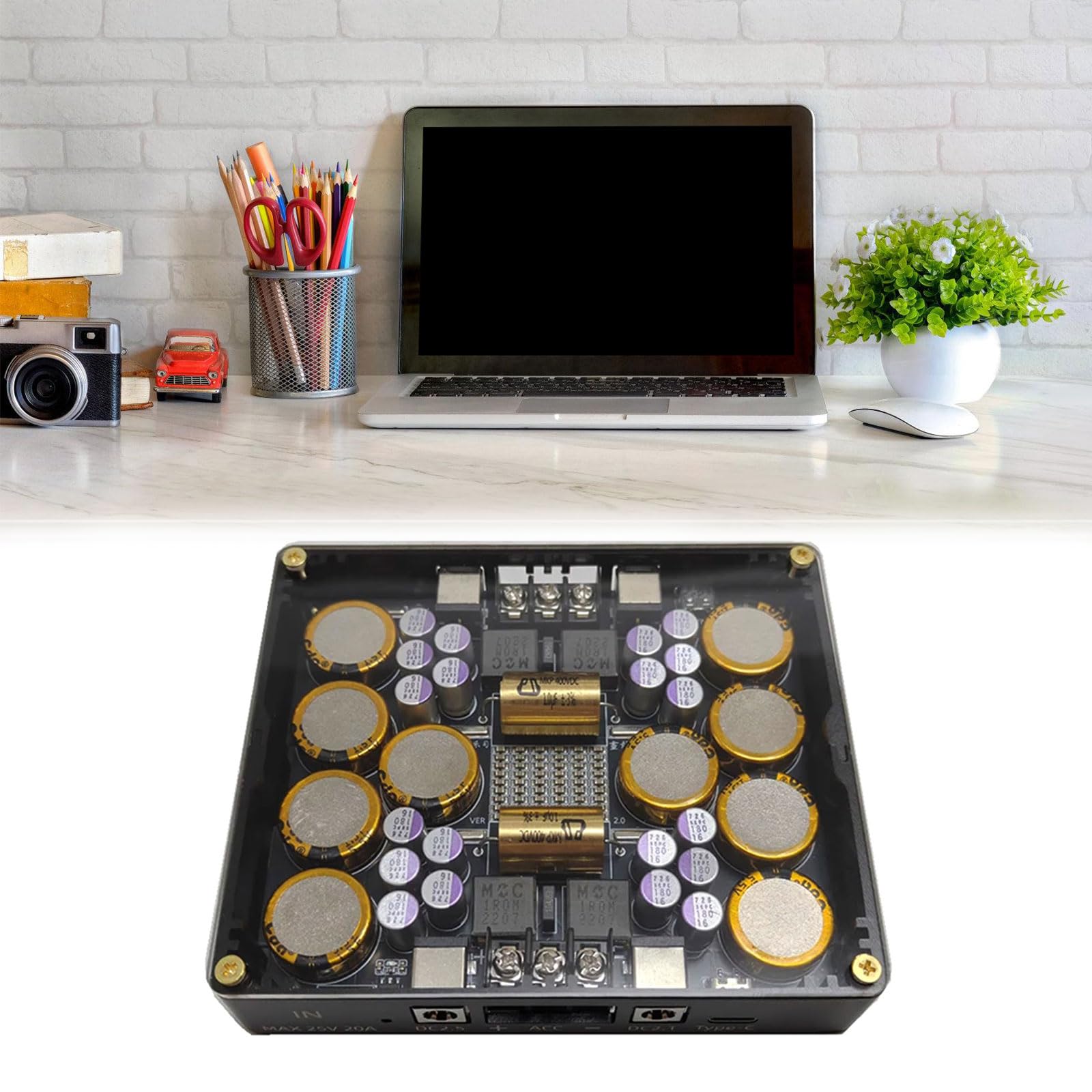 MURYE Modules de processeur électrique 5 V-25 V 20 A amplificateur de carte son pour commutation de bloc d'alimentation régulateur en aluminium