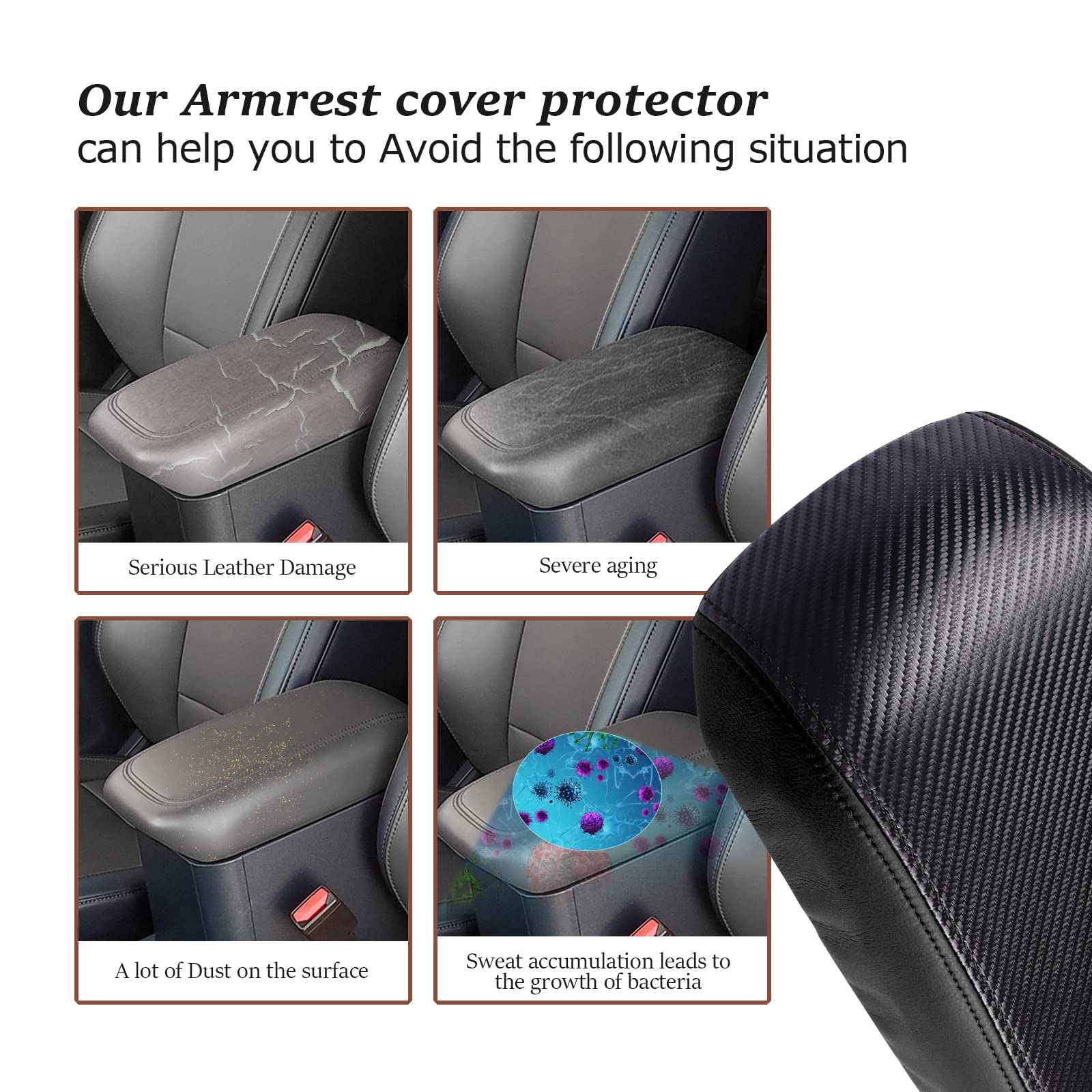 Car Console Covers Plus Made In USA Neoprene Center Armrest - Foto 7