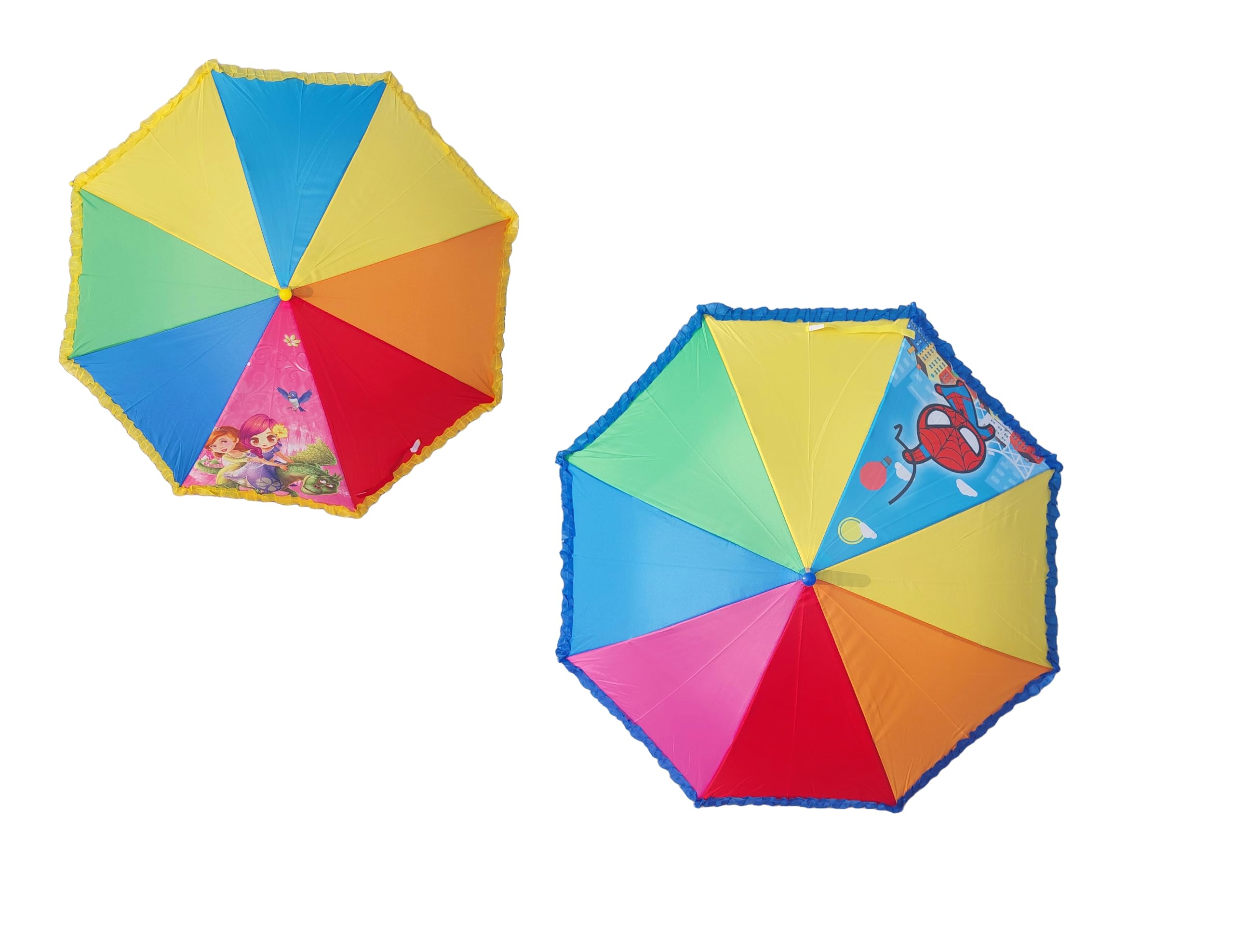 Umbrella for Kids Stylish & Cute Child Safe 100% Waterproof Sun & Rain Protection Kids Umbrella for Girls, Boys and Baby Combo of 2-image-45