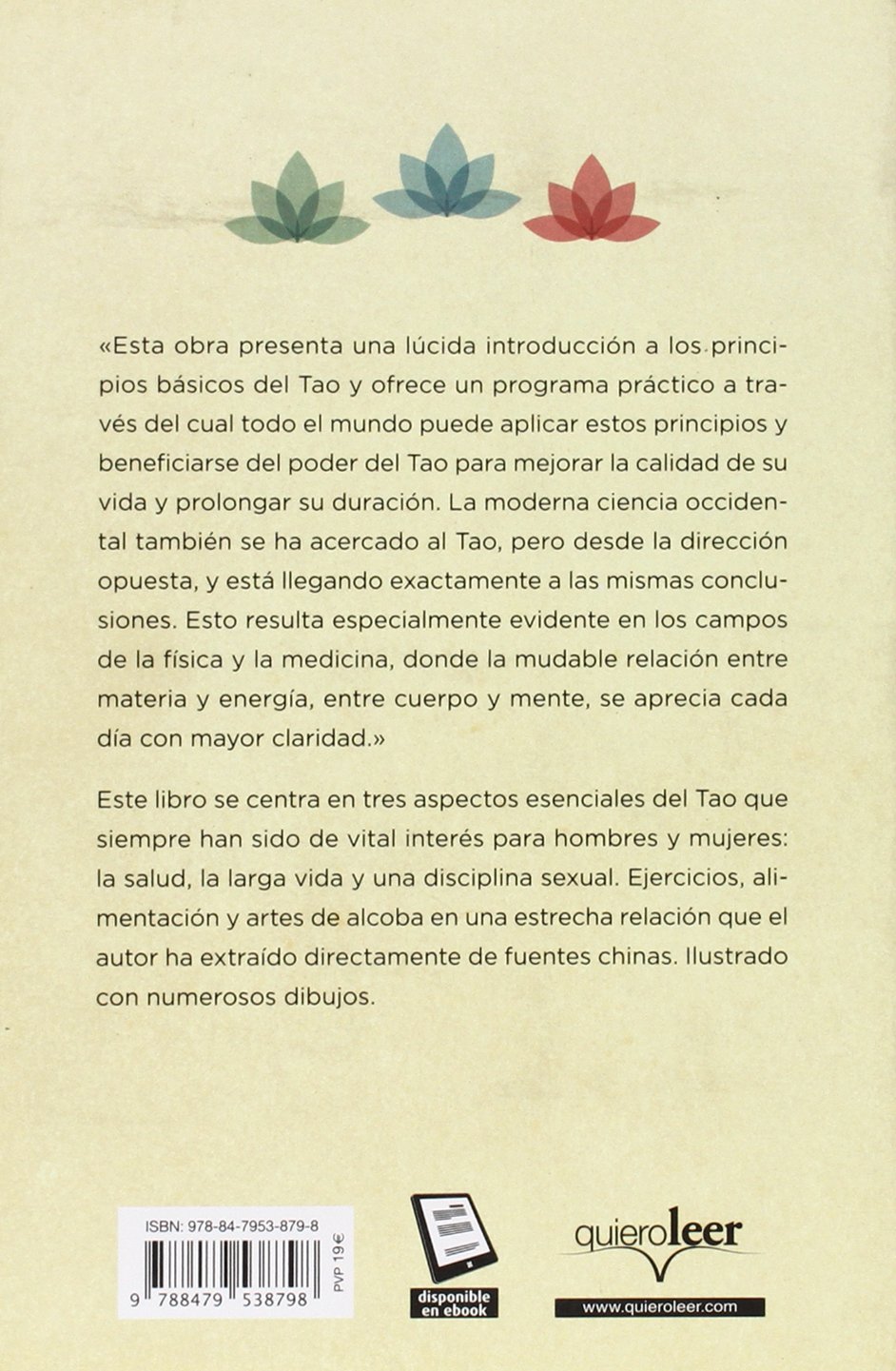 El tao de la salud, el sexo y la larga vida: Un enfoque práctico y moderno de una antigua sabiduría (Vintage)