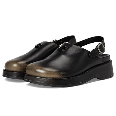 COACH Sculpted C Platform Clog In Loved Leather Women