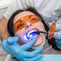 Vista 6 de 10 piezas de retractor de mejilla en forma de C, abridor de boca desechable para blanqueamiento dental, protector bucal o juego Speak Out (Blanco M)