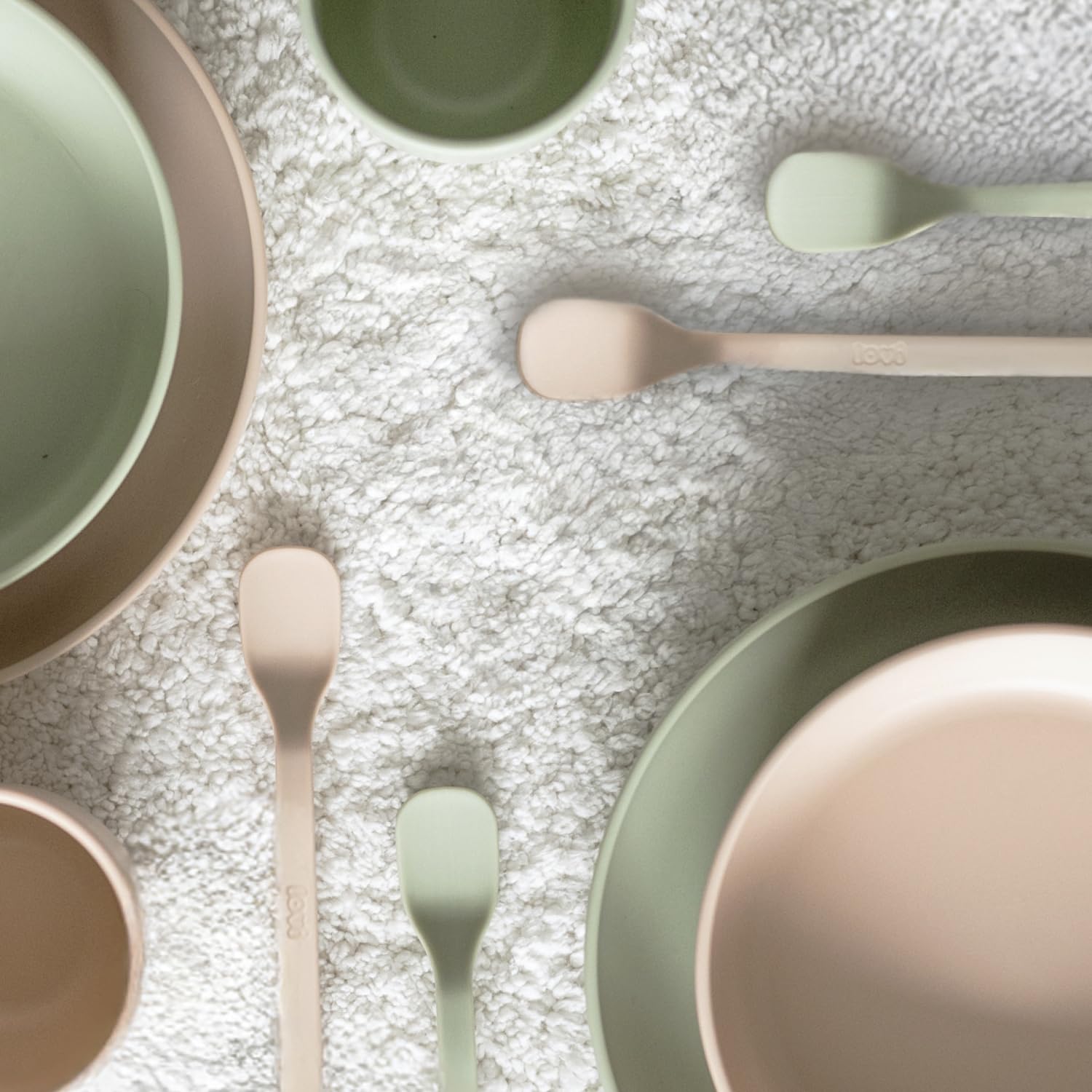 Difrax LOVI - Primeras cucharas de alimentación para bebé, 2 piezas - Rosa - Ergonómicas, fáciles de sostener y perfectas para comenzar los alimentos sólidos de forma segura
