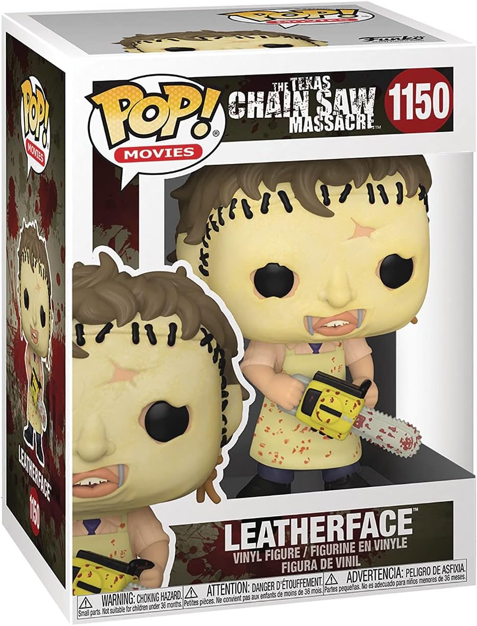 Funko POP Texas Chainsaw Massacre - Leatherface Pop! Vinyl Figure (Bundled with Compatible Pop Box Protector Case), Multicolored, 3.75 inches
