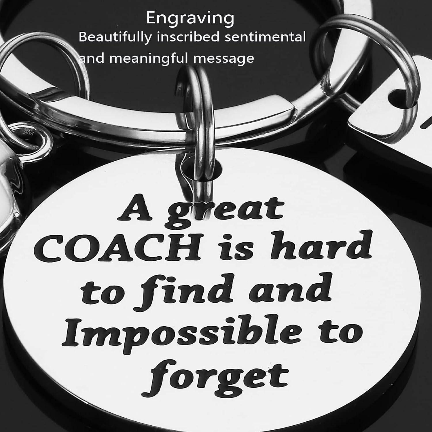 HUTIMY Soccer Coach Keychain Gifts for Men Funny Women Keyring Present Thank You Football Accessories Soccer Coach Keychain