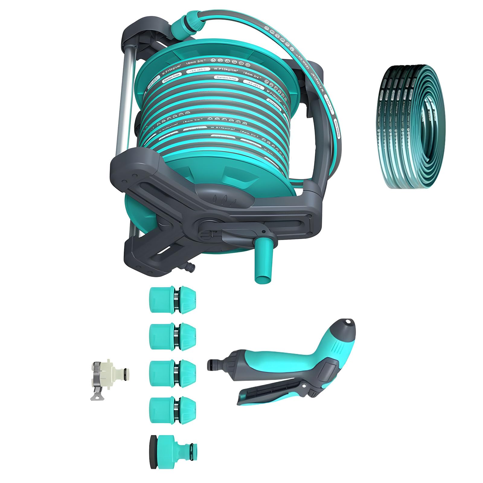Pulvérisateur de tuyau d'arrosage à jet réglable et kit d'irrigation en PVC