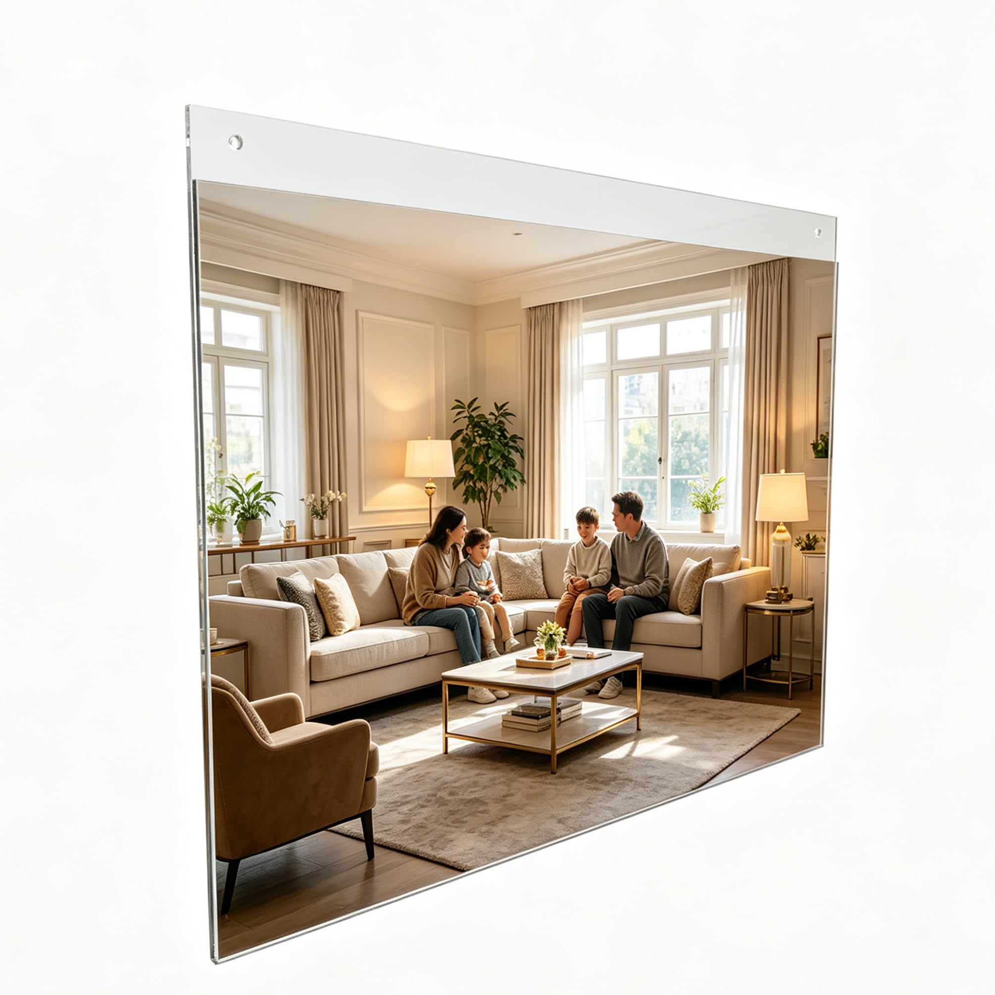 FixtureDisplays® 24PK 17x11" Wall Mount Sign Holder Clear Acrylic Picture Frame Single-Side Image Holder, Horizontal 12061-17X11-24PK Peel Off