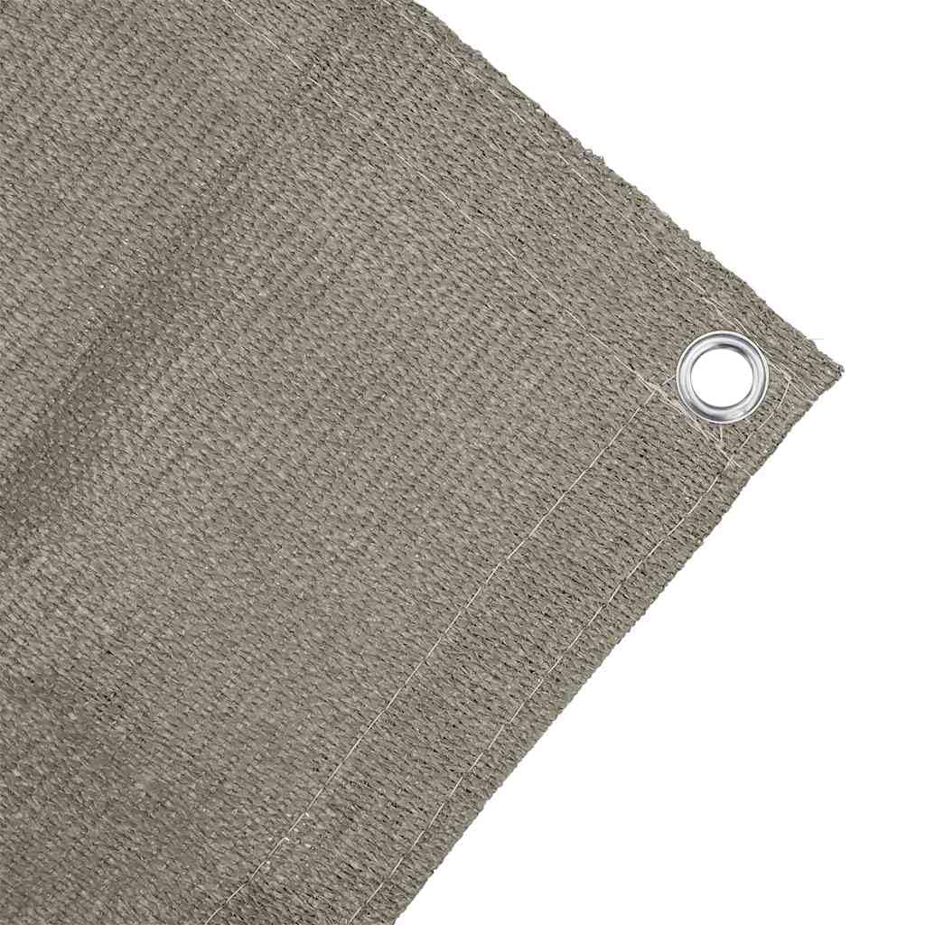 vidaXL Tapis de tente Gris clair 800 x 400 cm Polyéthylène, Tapis de camping, moderne, léger, pliable, résistant aux UV, facile à nettoyer, pour l'été en plein air