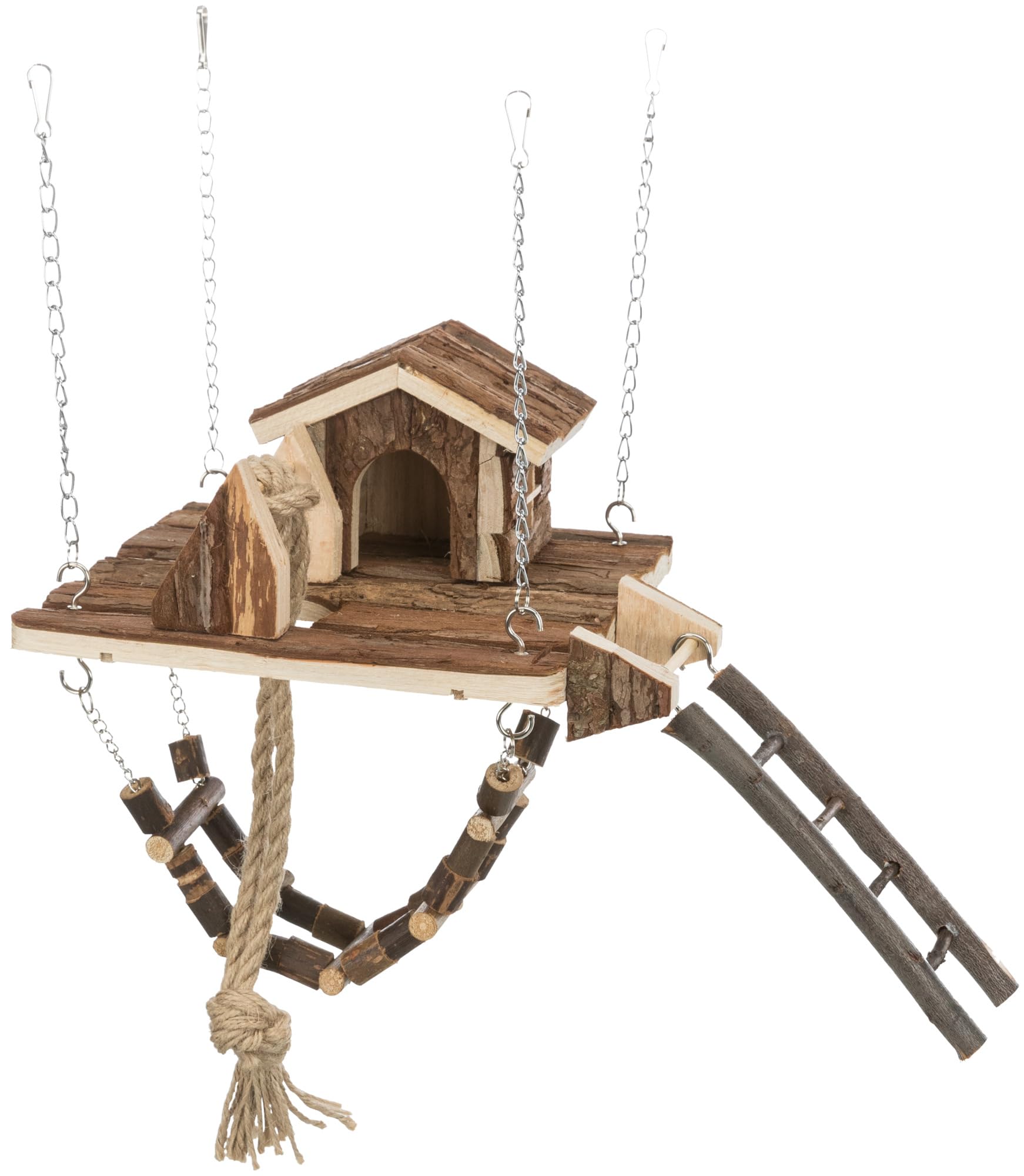 Trixie 6222 Natural Living Plac zabaw Janne, 26 × 22 cm, 1 sztuka (1 opakowanie)