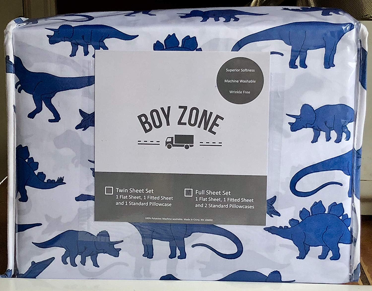 boy zone dinosaur bedding