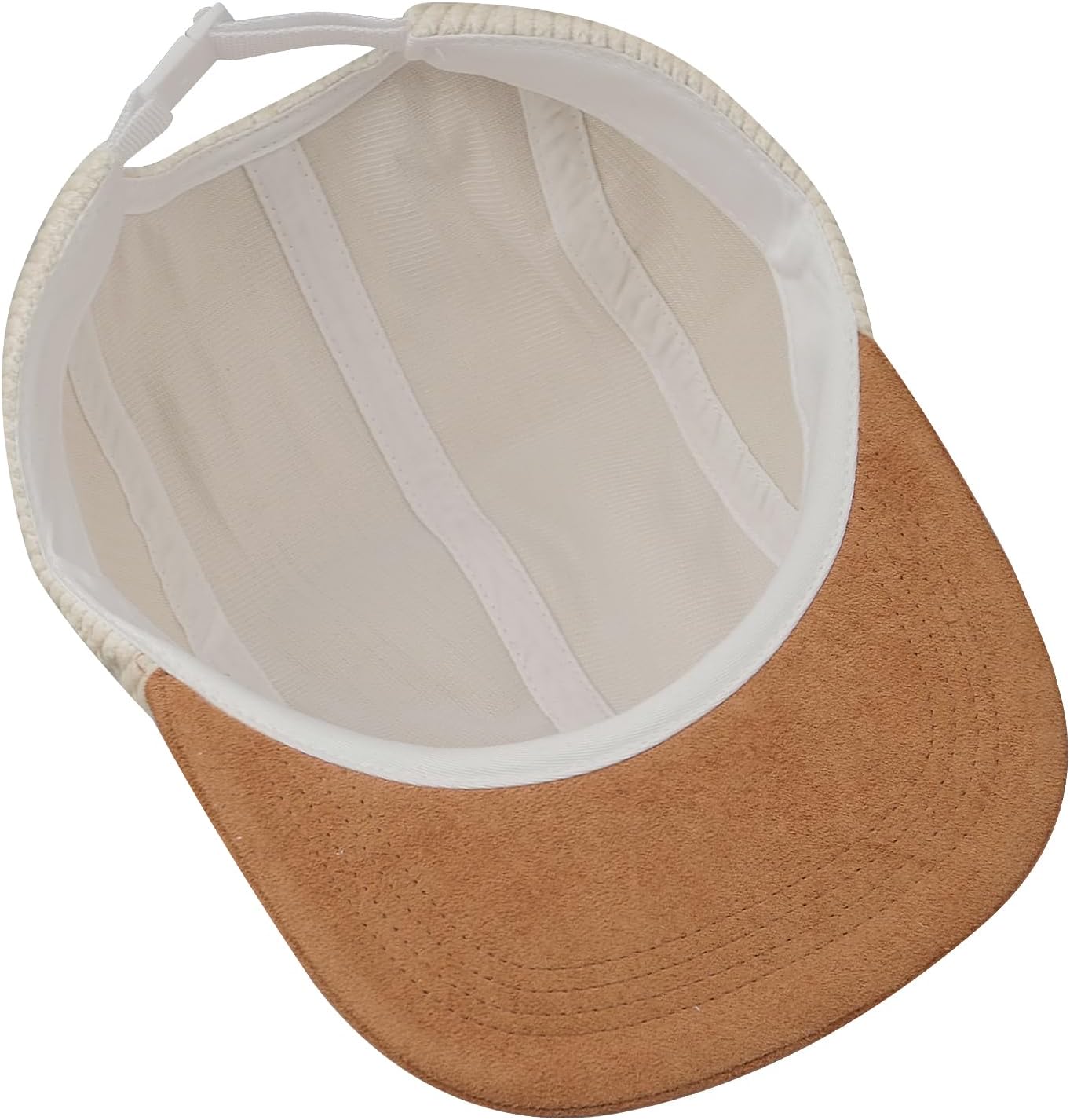 Clakllie 5 Panel Corduroy Baseball Cap for Men Women Soft Flat Brim Trucker Hat Adjustable Hip Hop Hat for Outdoor Travel - Image 7