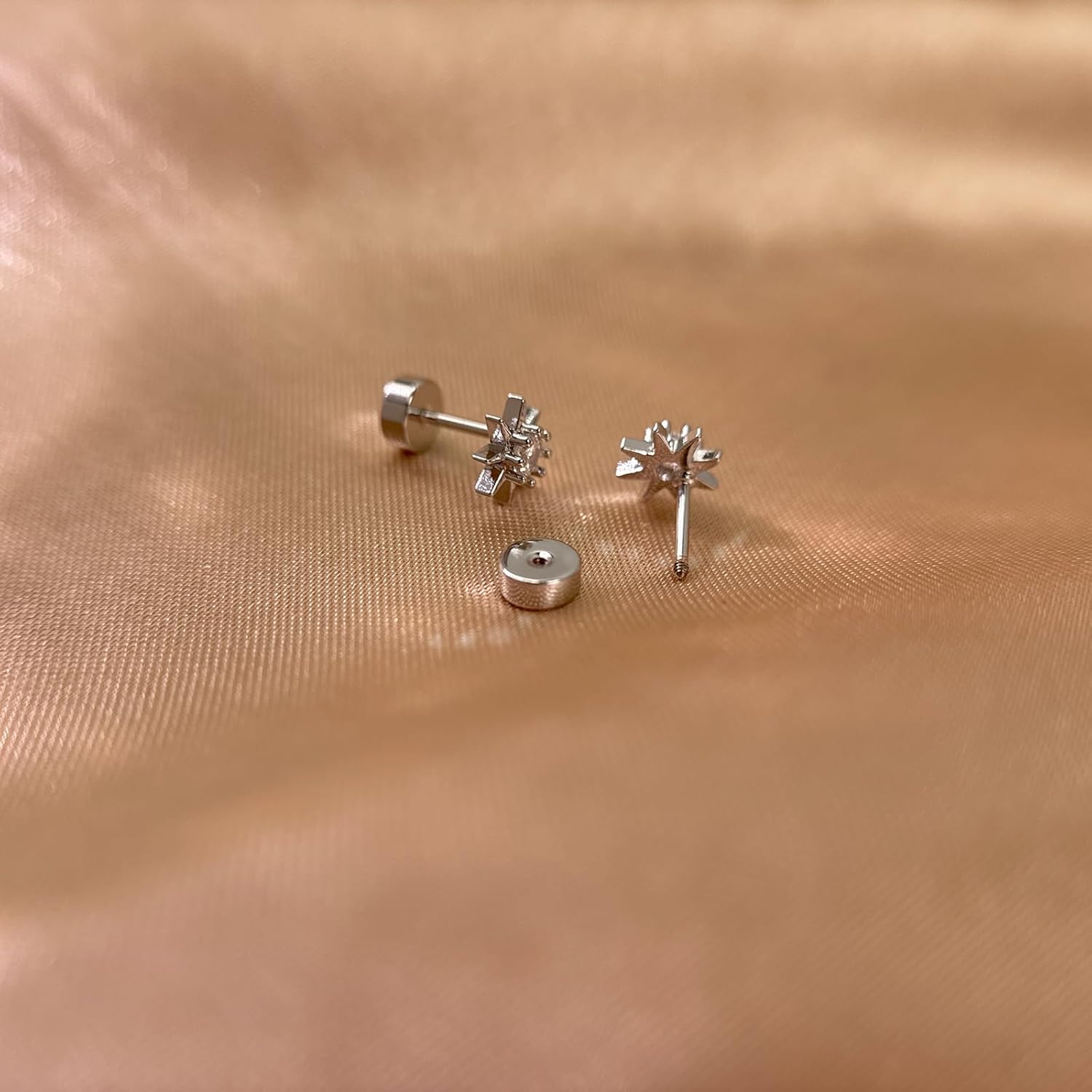 Cartilage Earrings for Women Flat Back-Hypoallergenic Surgical Stainless Steel Earrings Flatback Stud Hoop Earring Stack Helix Conch Tragus Piercing Jewelry - Image 5