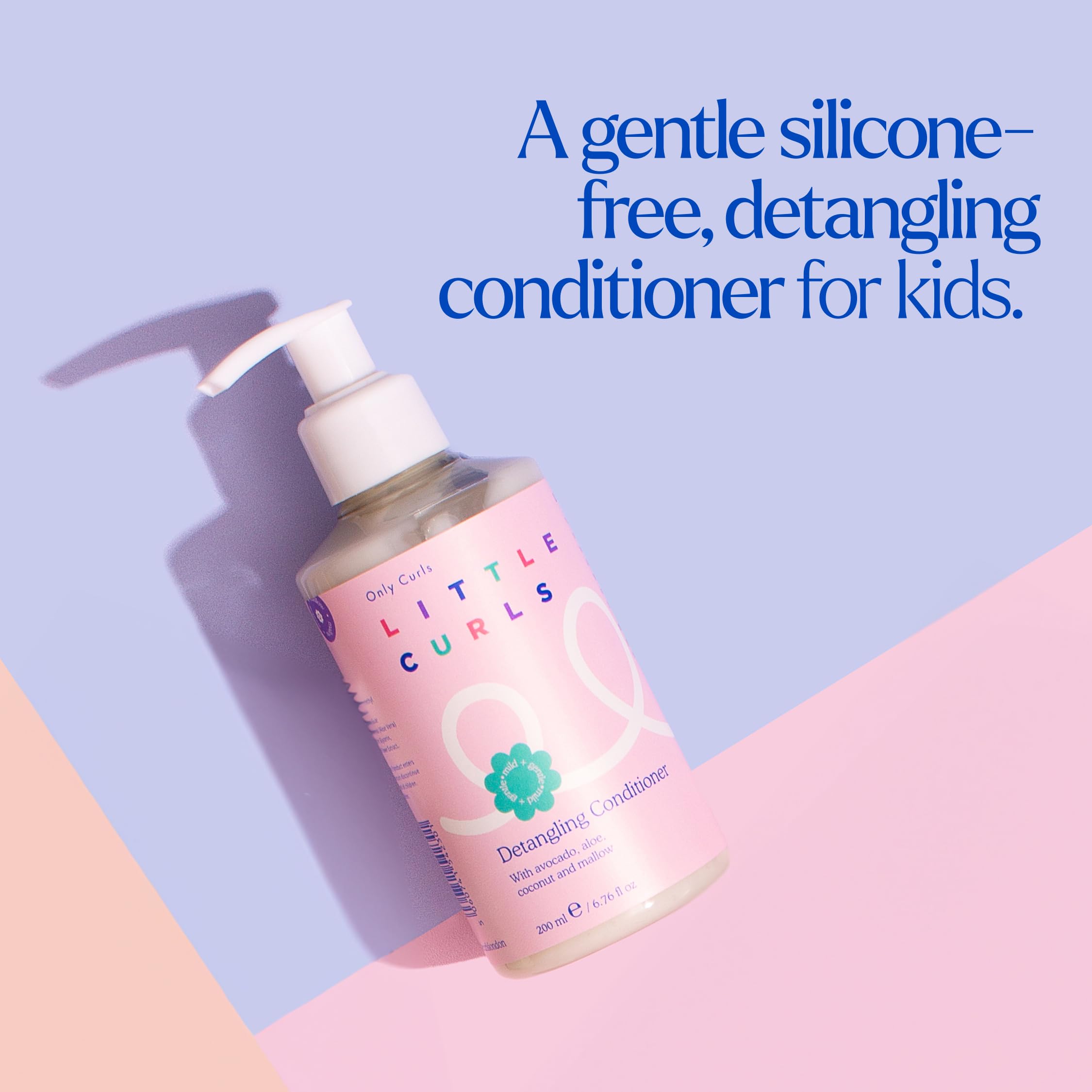 Only Curls Little Curls Detangling Conditioner for Kids 200ml, Gentle Conditioning Formula, Silicone-free, Mild & Lightweight - Image 2
