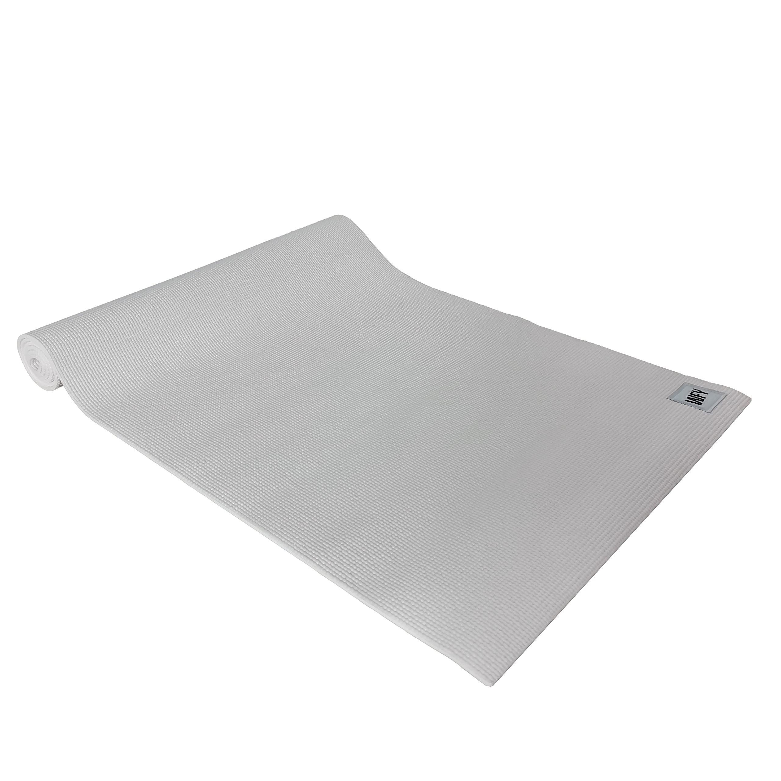 (-42%) Yogamatte »Annapurna Comfort« | Sehr rutschfest aus ECO-PVC hergestellt | Angenehm bei Hautkontakt | Strapazierfähig & langlebig | 183 x 61 x 0,5 cm | Ideale Unterlage für Yoga & Pilates | weiß