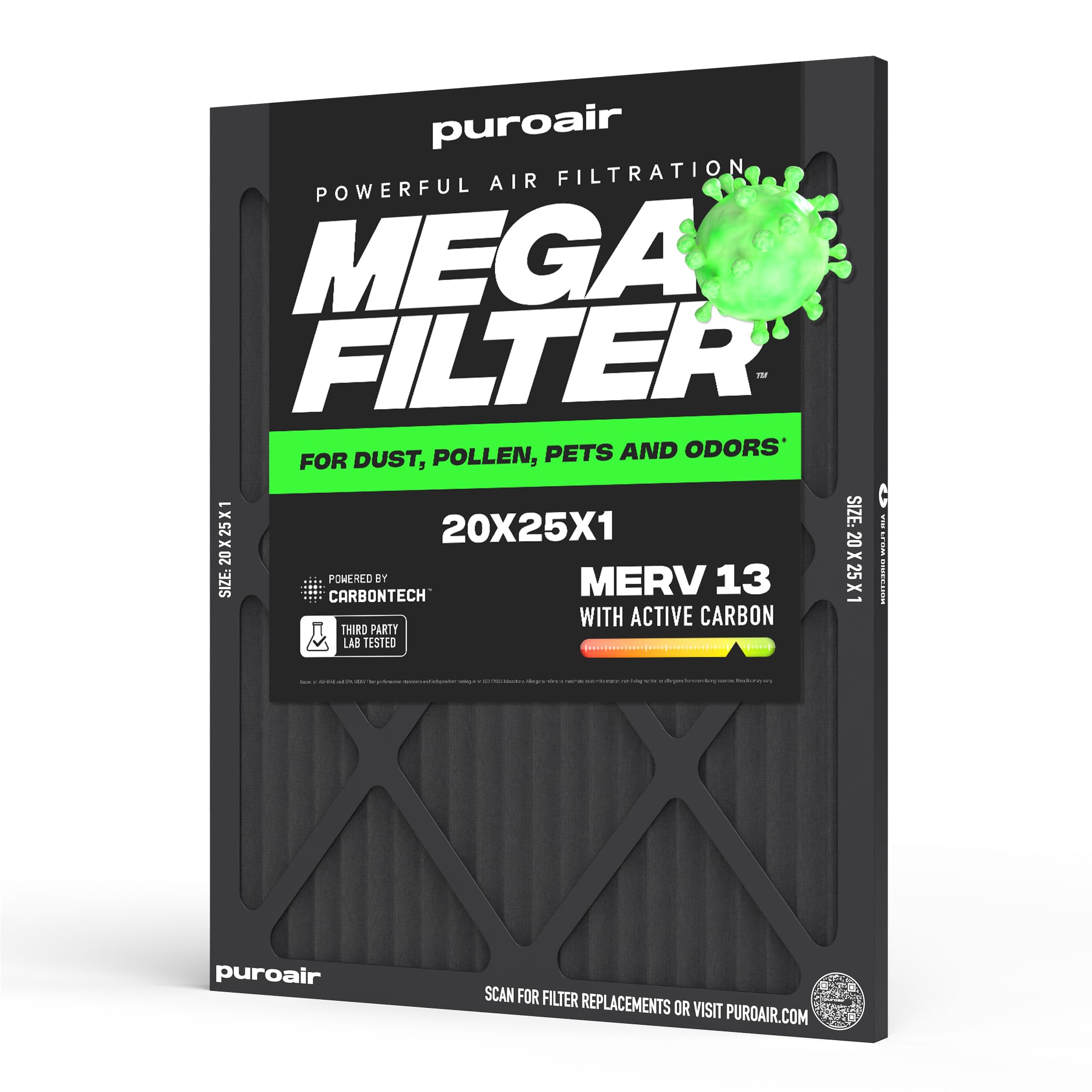 PuroAir MegaFilter 20x25x1