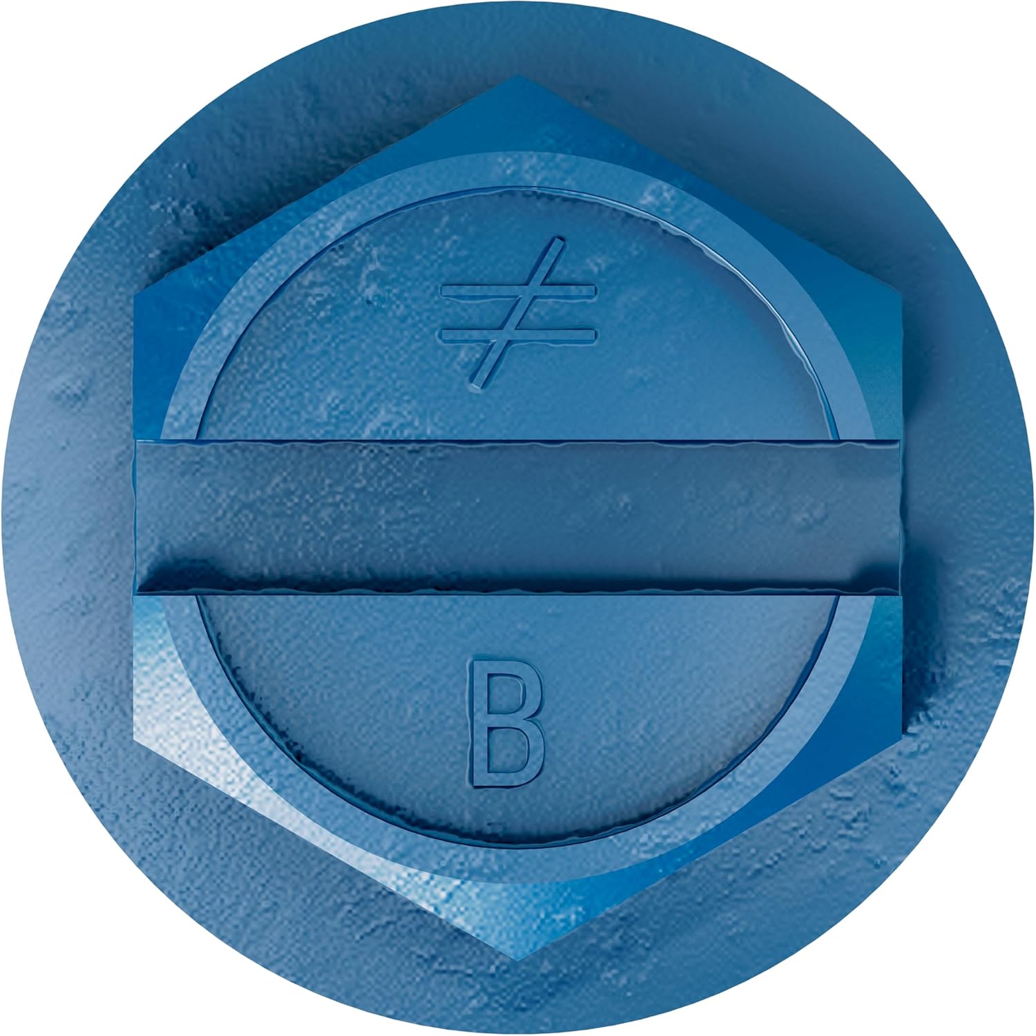 Simpson Strong-Tie TNT18214H Titen Turbo — 3/16 in. x 2-1/4 in. Hex-Head Concrete and Masonry Screw, Blue (100-Qty)