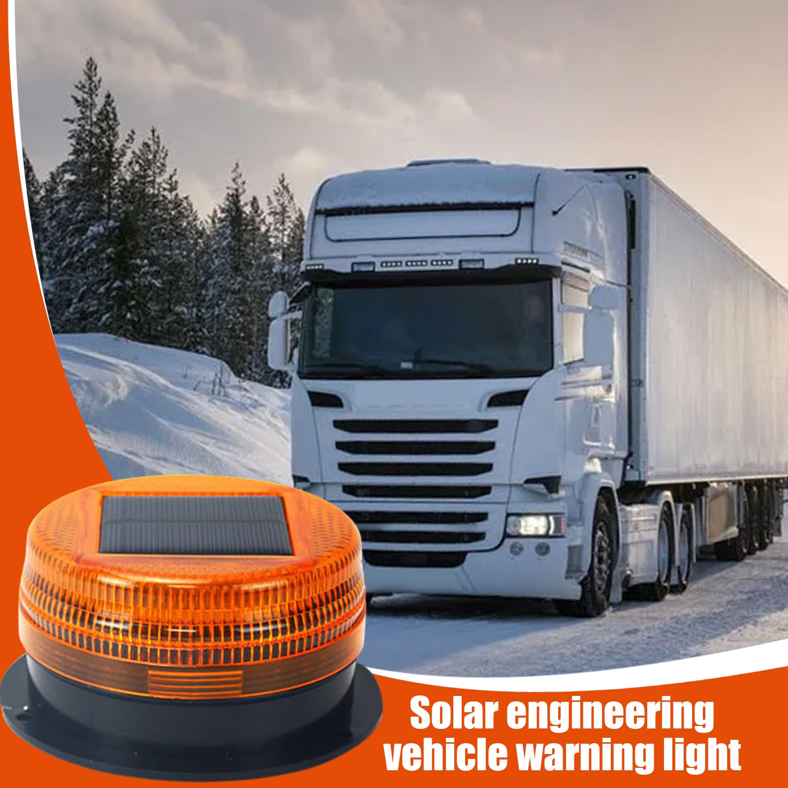 Segnali stradali lampeggianti | Luce di avvertimento solare LED di sicurezza | Faro di sicurezza a LED senza fili e a risparmio energetico | Segnale ideale per costruzioni, bordi stradali