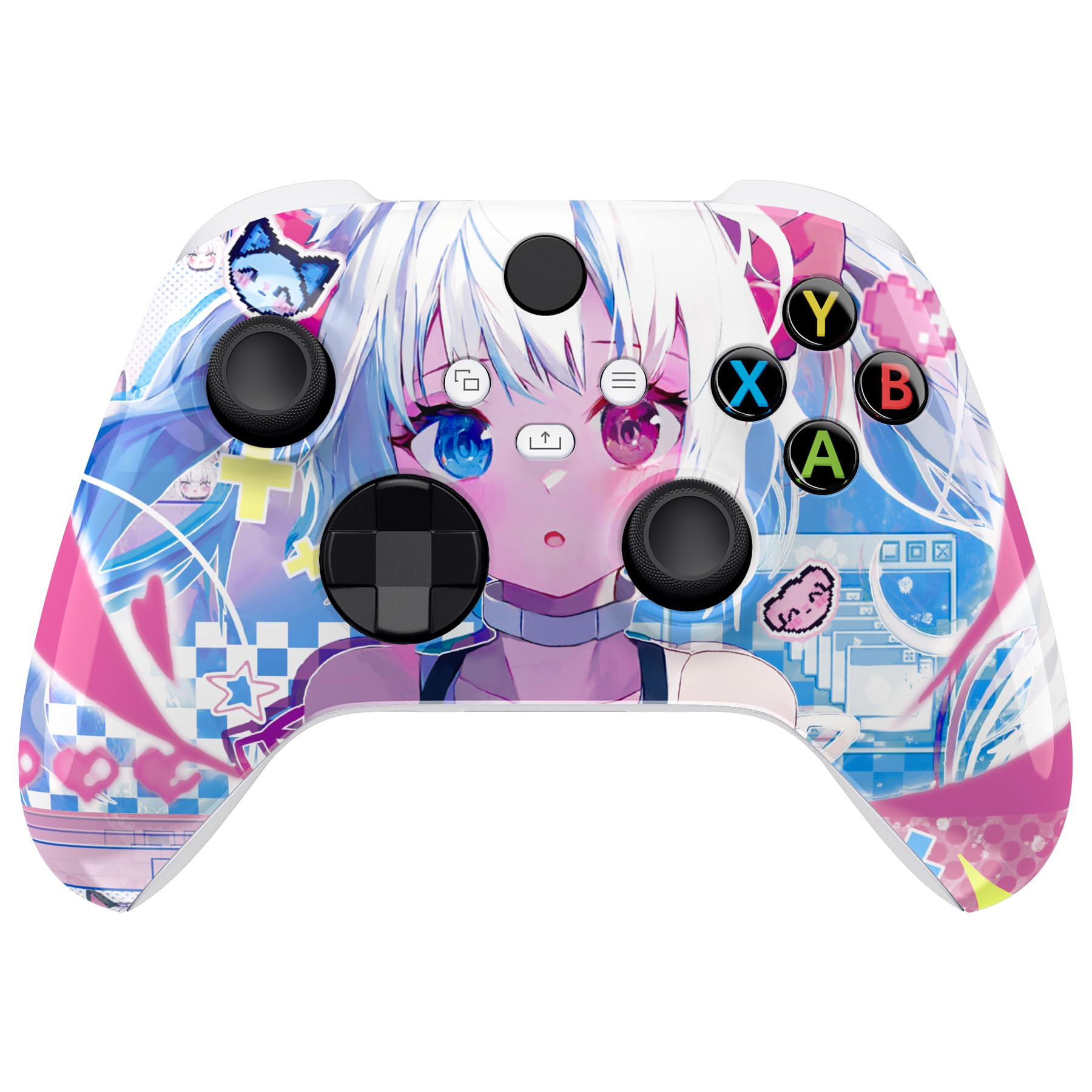 eXtremeRate Custom Shell for Xbox Series X &amp; S Controller - Revitalize Your Controller - MeWoow Replacement Accessories Front Housing Cover for Xbox Core Controller [Control NOT Included]