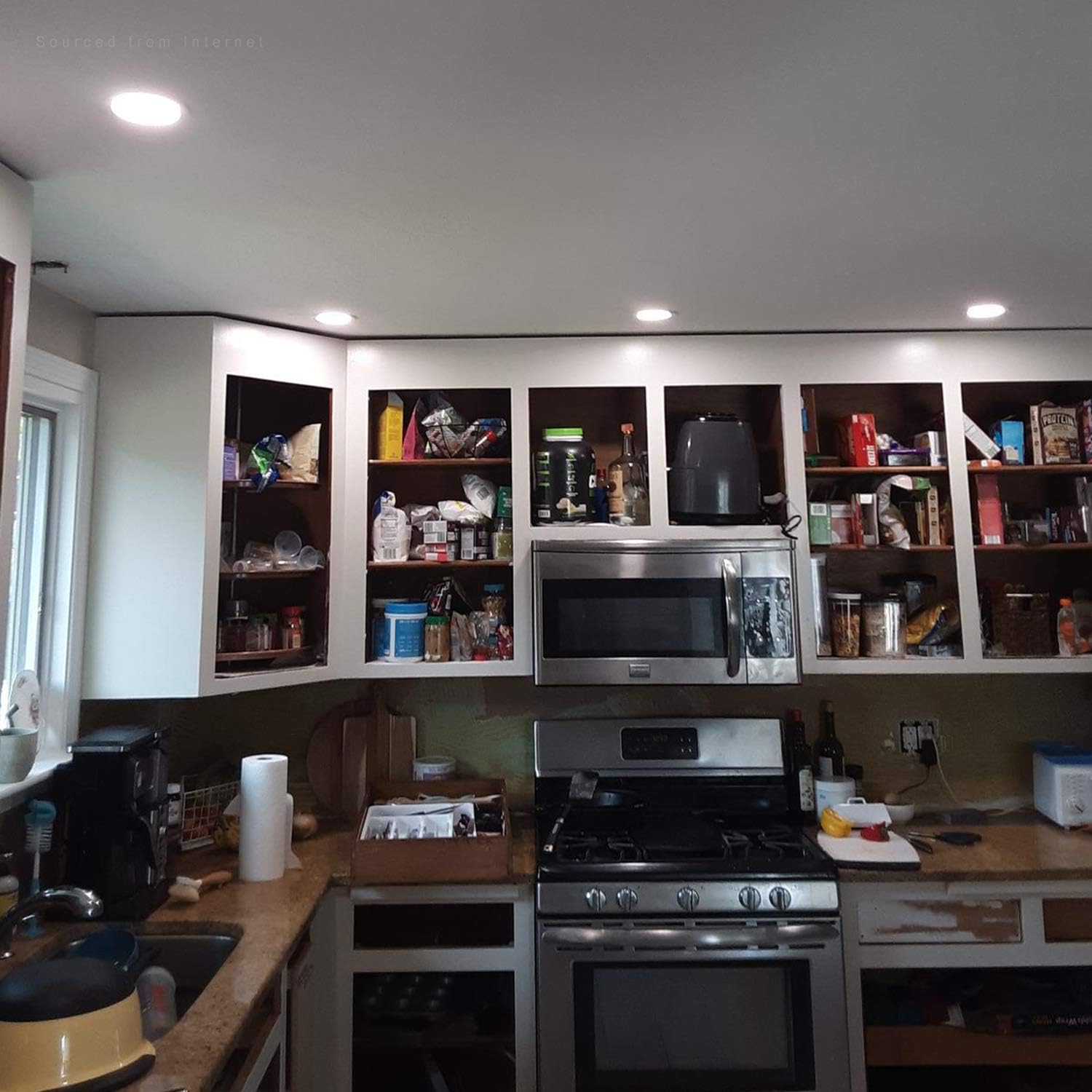 Get Special Price TORCHSTAR 16 Pack 6 Inch Integrated LED Recessed Light with Junction Box, 15W Dimmable Downlight, 5000K Daylight, Airtight, UL & Energy Star Listed, 5 Years Warranty