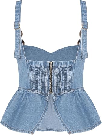 Marina Denim Top