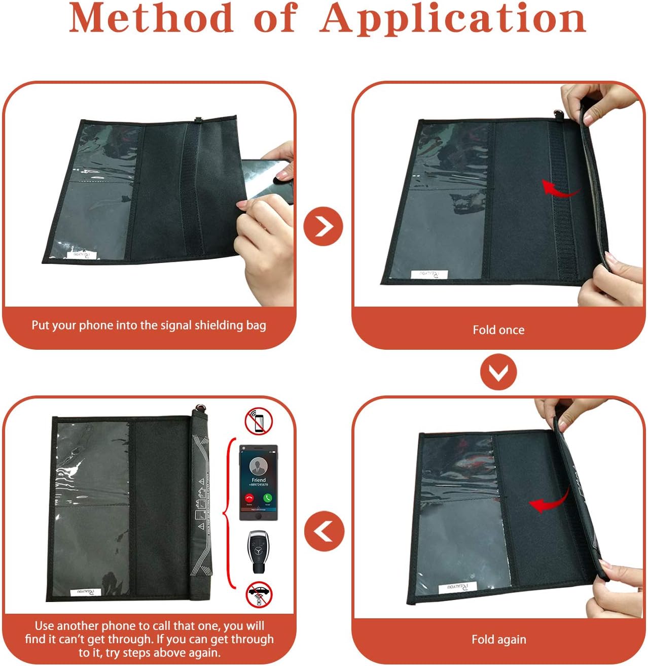 Farday Bag,Signal Isolation Bag,Shield Your Phone/ipad from Hacking,Tracking,and EM Protection with This Pouch -Shields NFC/WiFi/Bluetooth for Phones,Key Fobs and Credit Card (13.8"X17.7")