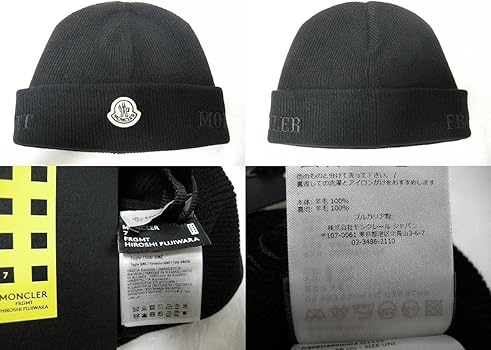 MONCLER モンクレール Fragment フラグメント ニット帽 ピン付 MONCLER モンクレール Genius Fragment Design Beanie With Pins