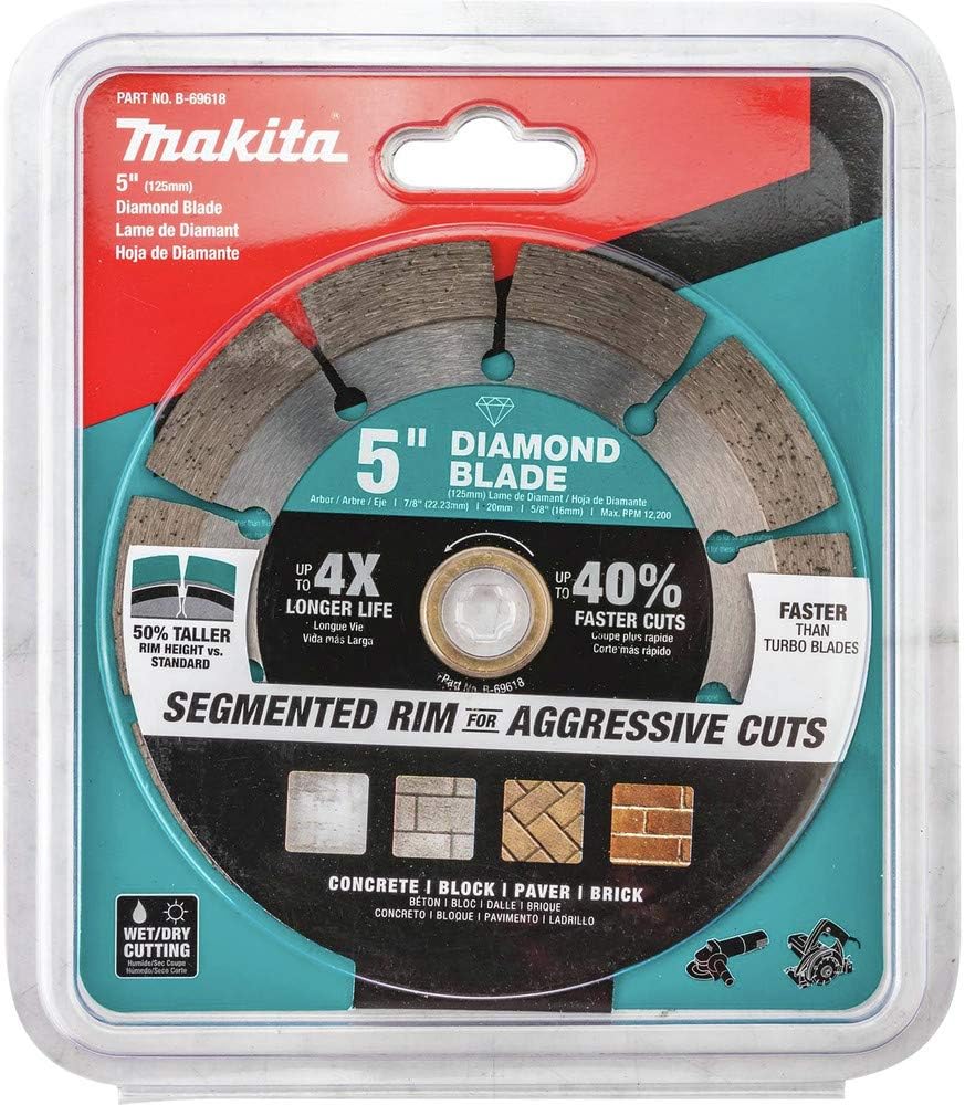 Makita B-69618 5" Diamond Blade, Segmented, General Purpose