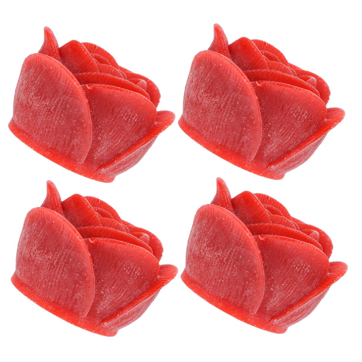 Bougies électriques sans flamme de rose rouge Uonlytech lot de 4 pour maison