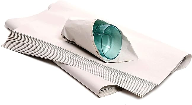 1 X 10Kg Ream of White Packing Paper Newspaper Offcuts