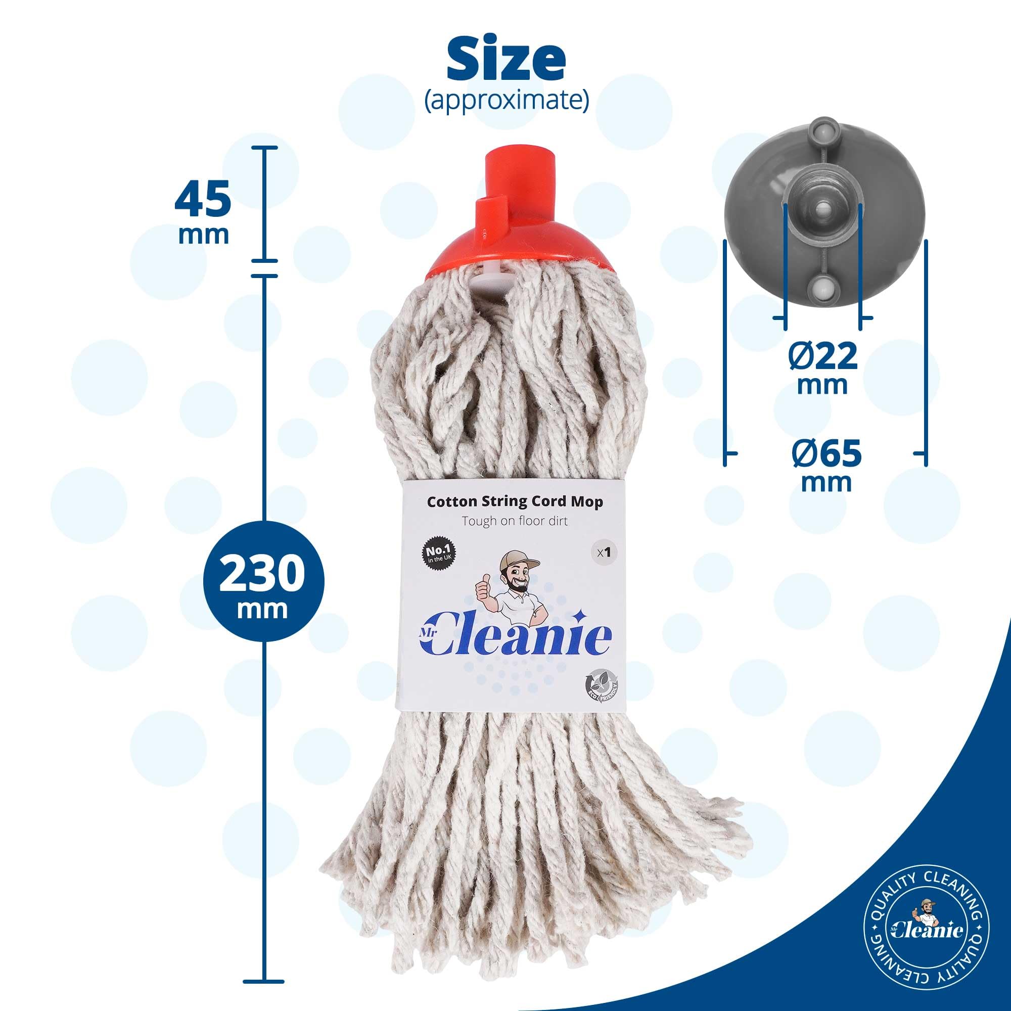 Mocio in cotone filo grosso - Igiene e Comfort Milano
