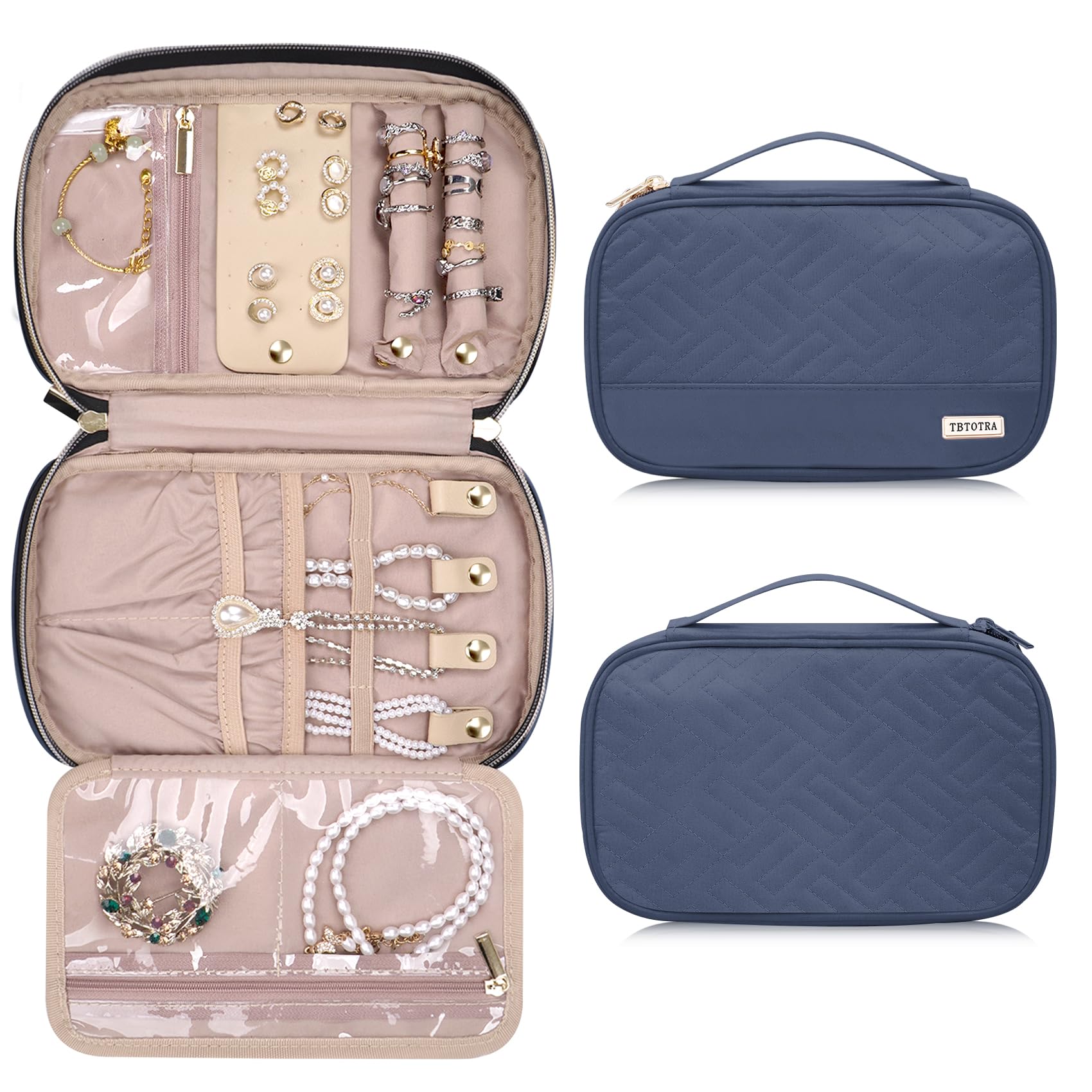 Amazon.com: TBTOTRA Travel Jewelry Organizer Case Bag - Fashion ...