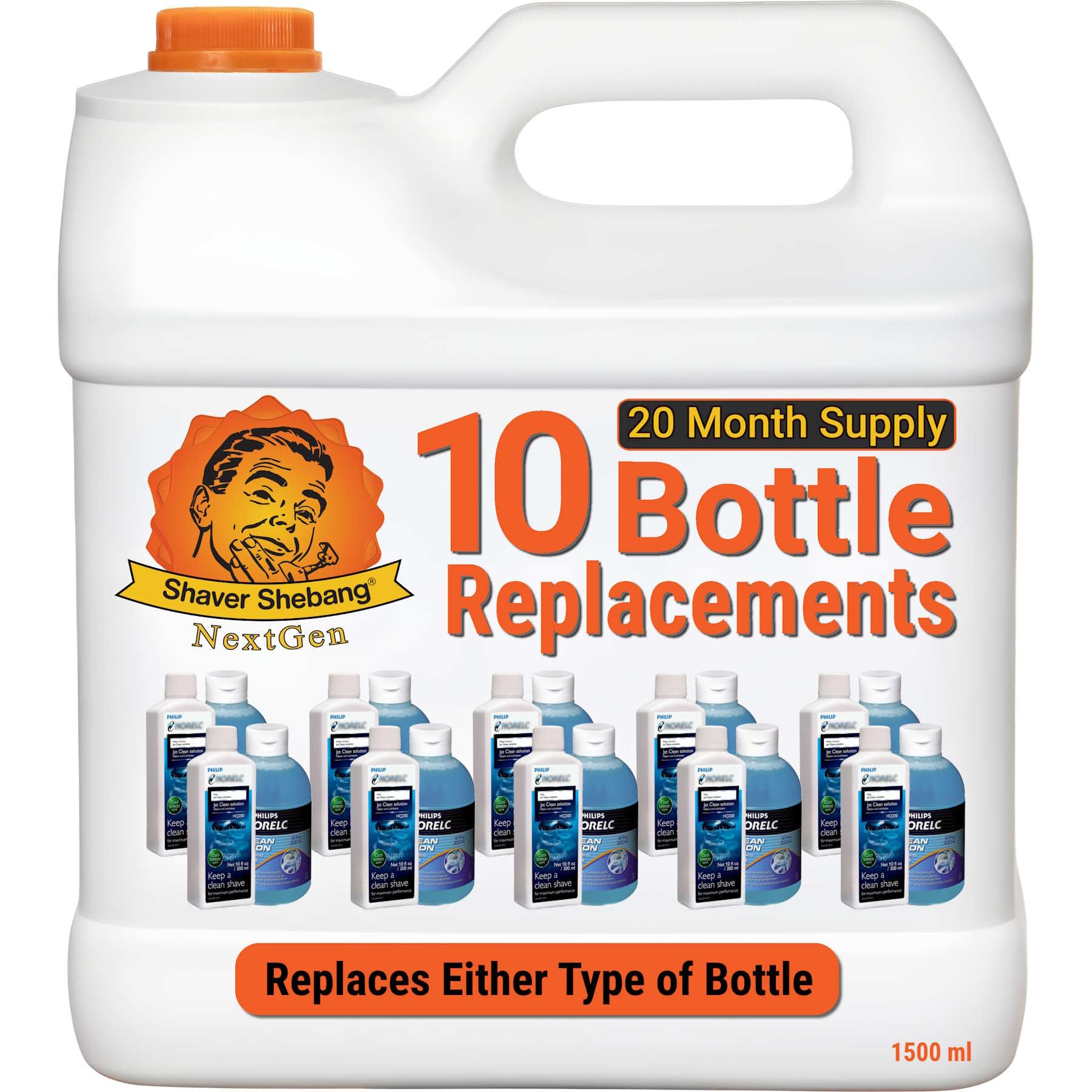 10 Jet Clean HQ200 replacements—20 months of clean shaving by Shaver Shebang NextGen