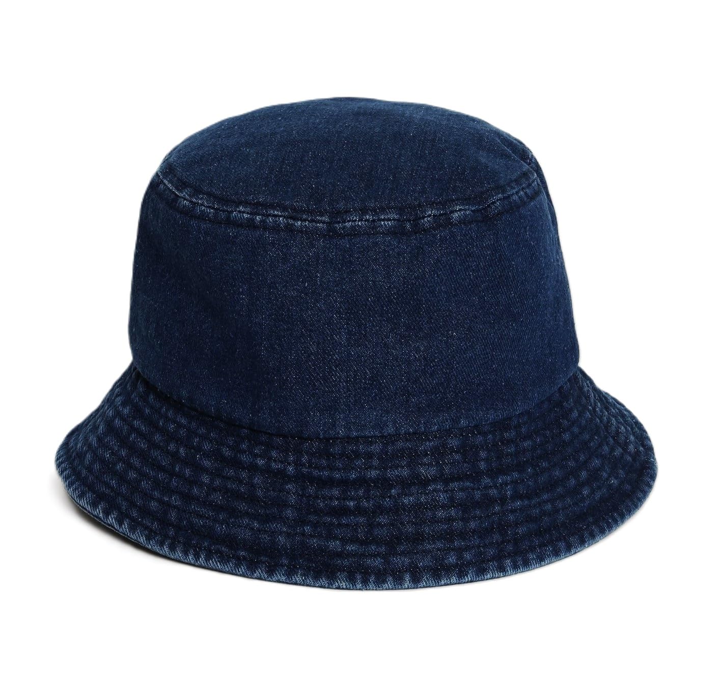 Women Bucket Hat Foldable Cotton Sun Beach Hat Fisherman Hat Casual Outdoor Cap Lovely Bomber Hats for Women Men Boy Girl, Jeans Blue-Colour, Free Size-image-32