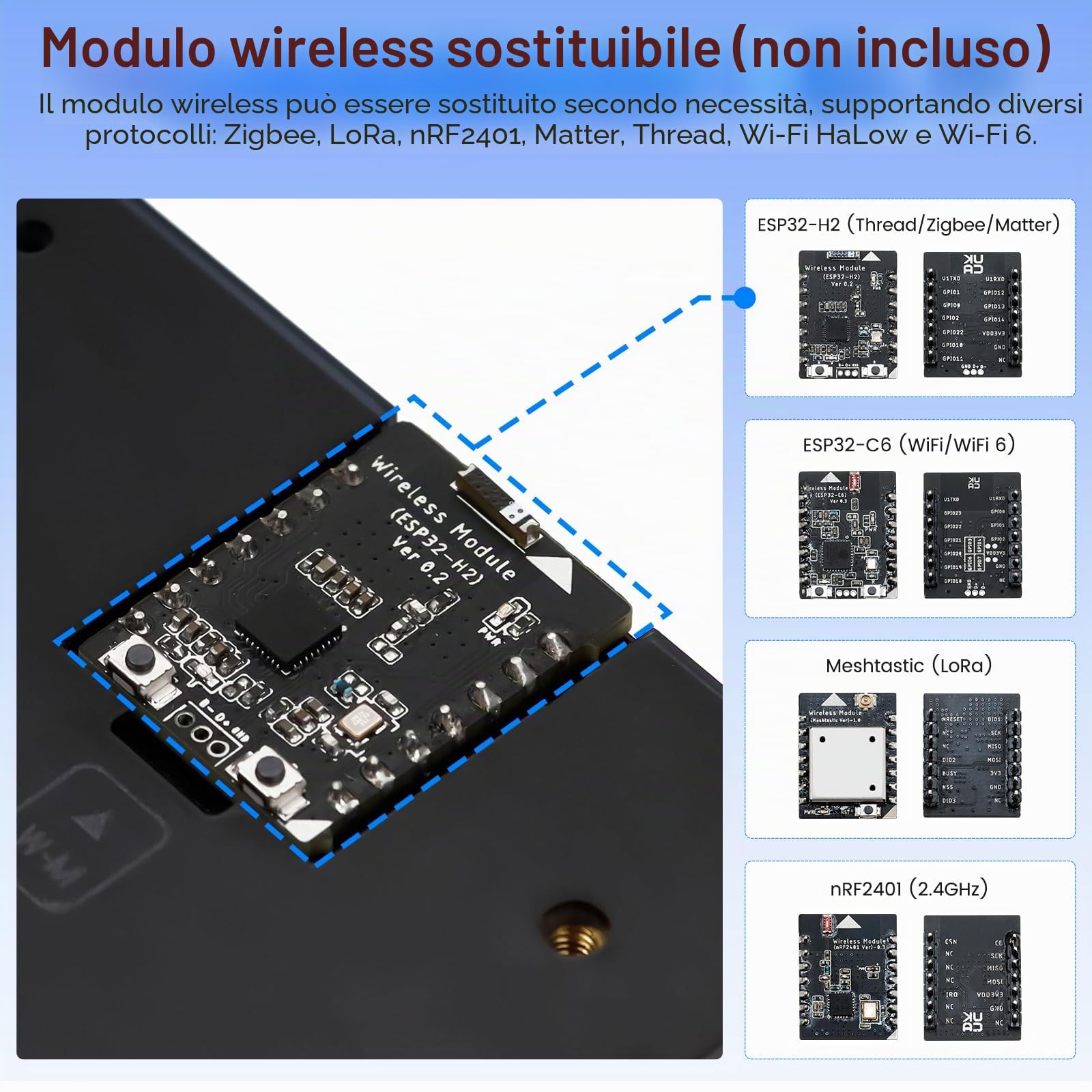ELECROW ESP32 Display 800 × 480, 5 pollici HMI ESP32 IPS Display Touch Capacitivo, Supporto Interazione vocale AI, Processore Dual-Core LX7 a 32 bit, fino a 240MHz, Compatibile con Arduino, Espressif